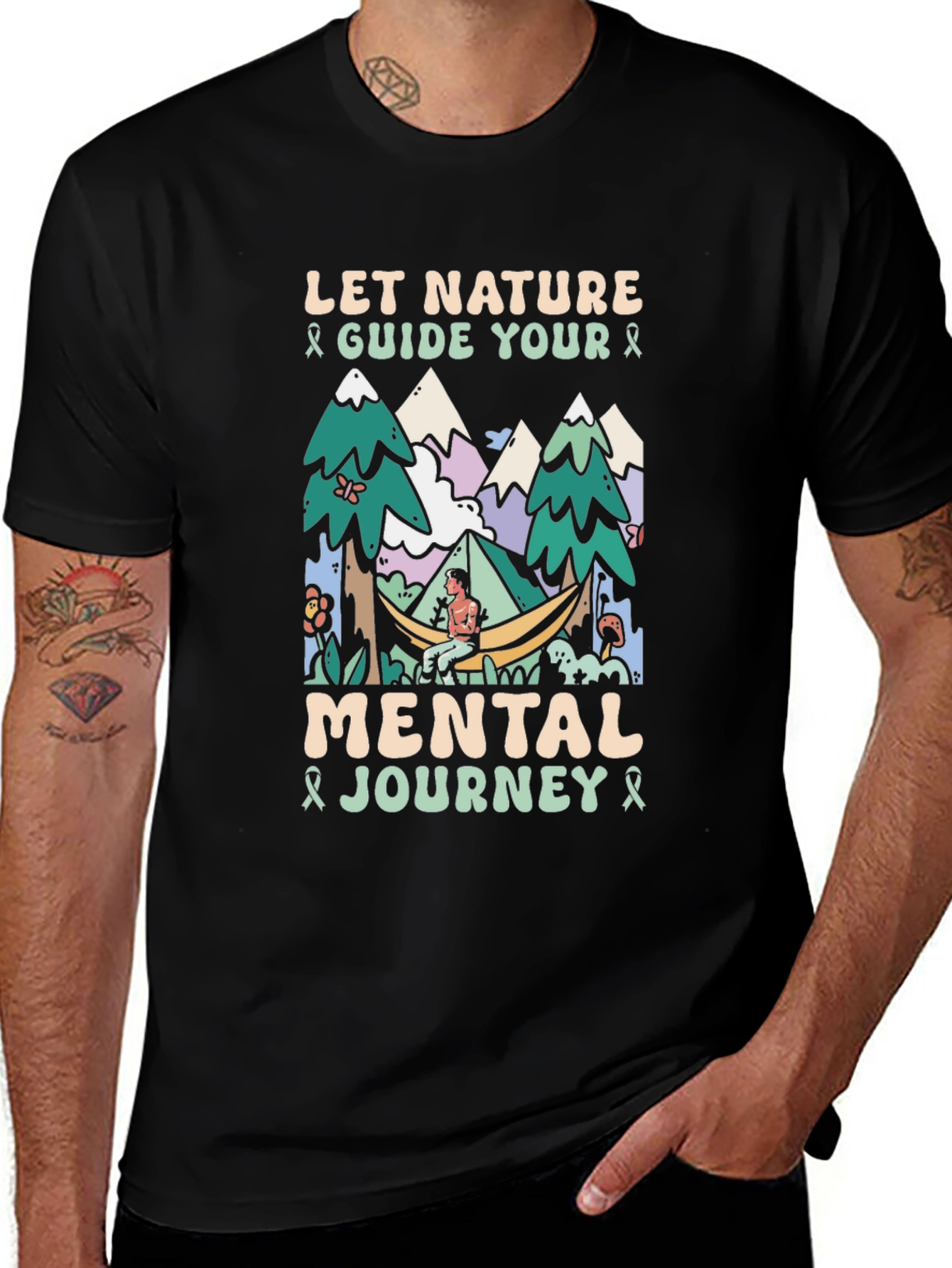 Nature Mental Journey T-Shirt - Unisex Relaxed Fit