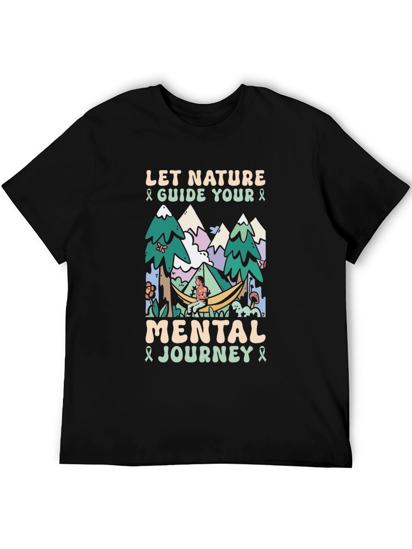 Nature Mental Journey T-Shirt - Unisex Relaxed Fit