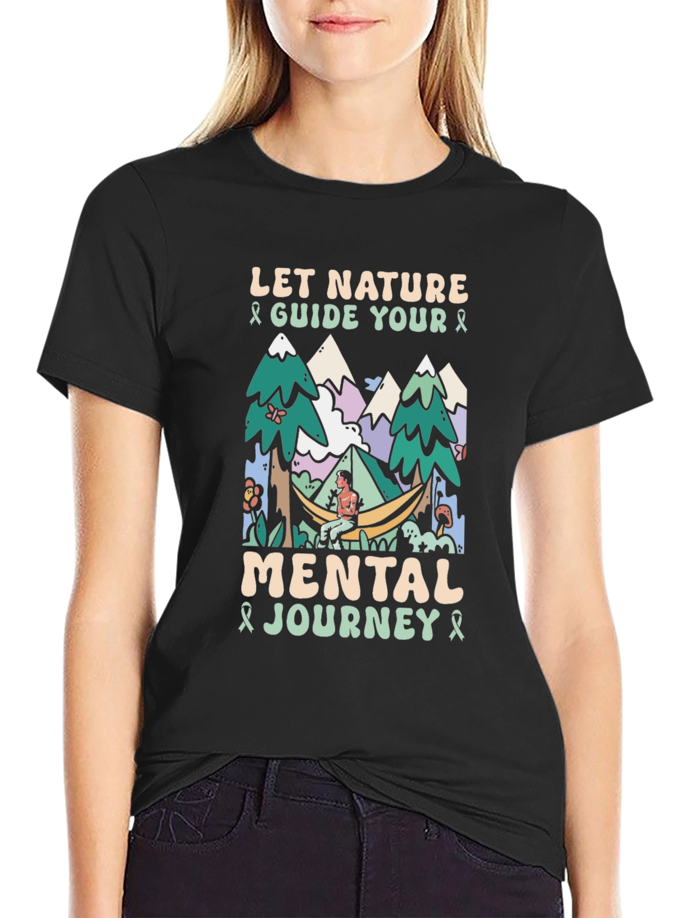 Nature Mental Journey T-Shirt - Unisex Relaxed Fit