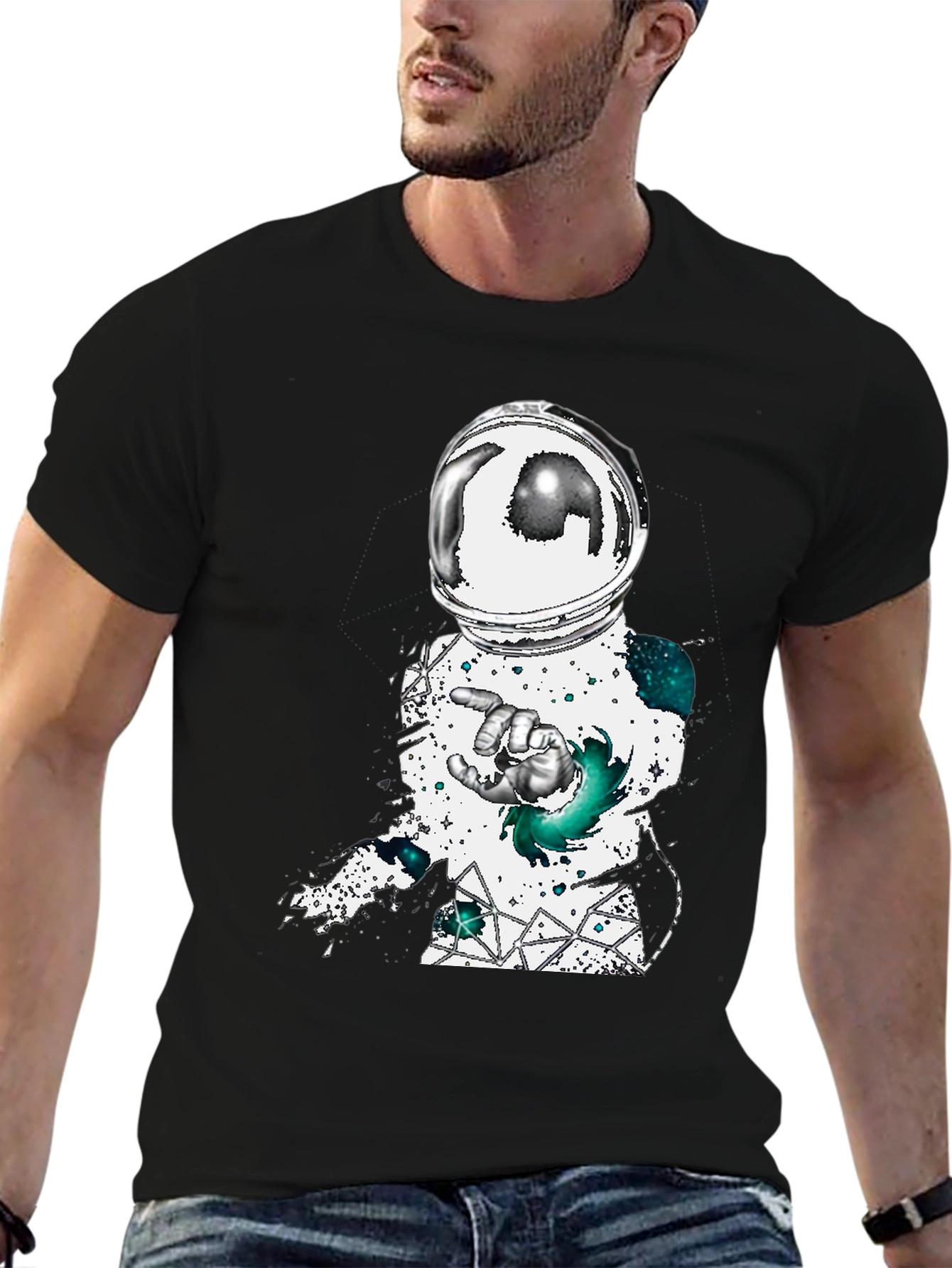 Astronaut Graphic Tee - Space Explorer Design