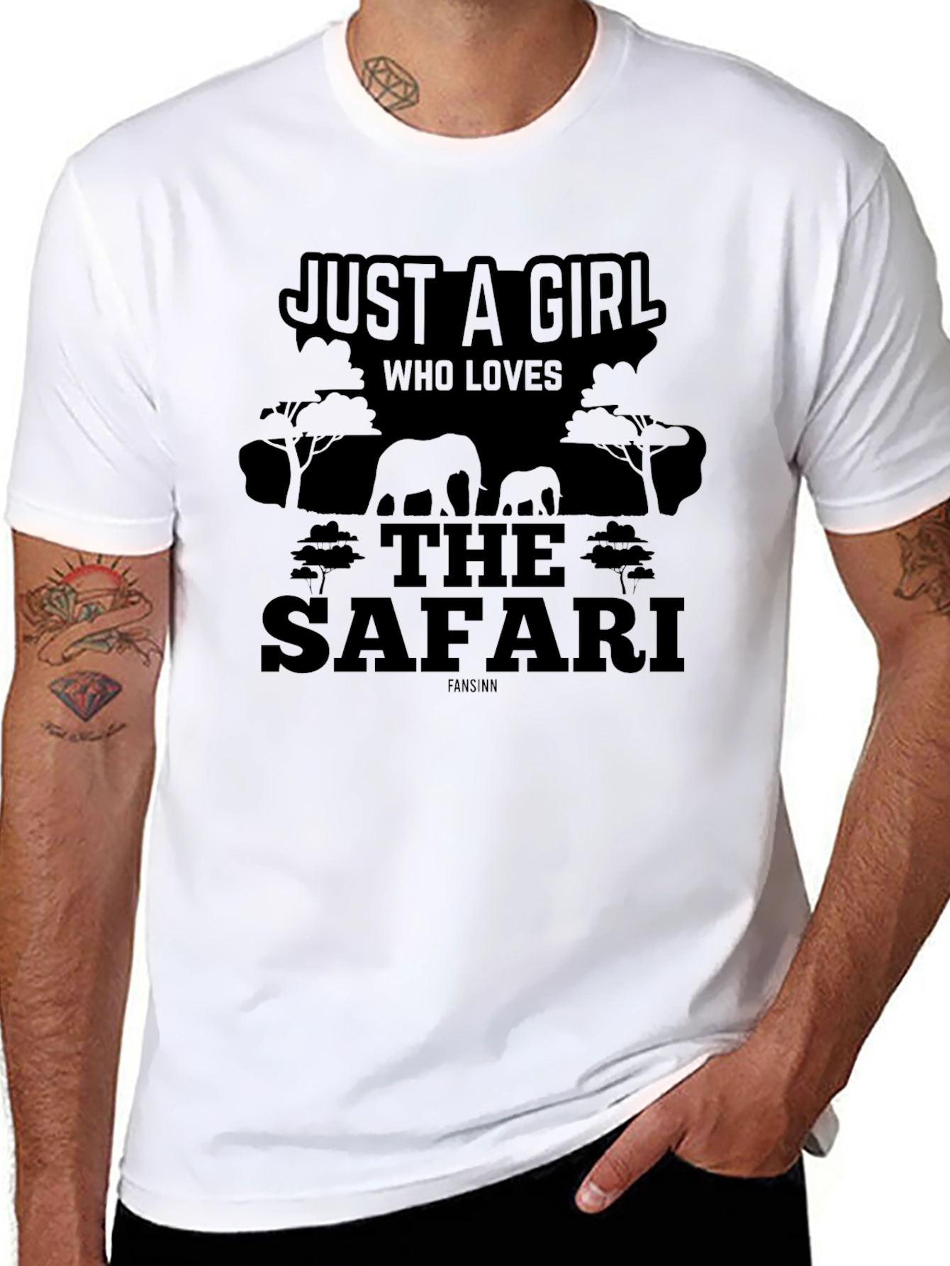 Just A Girl Who Loves The Safari T-Shirt