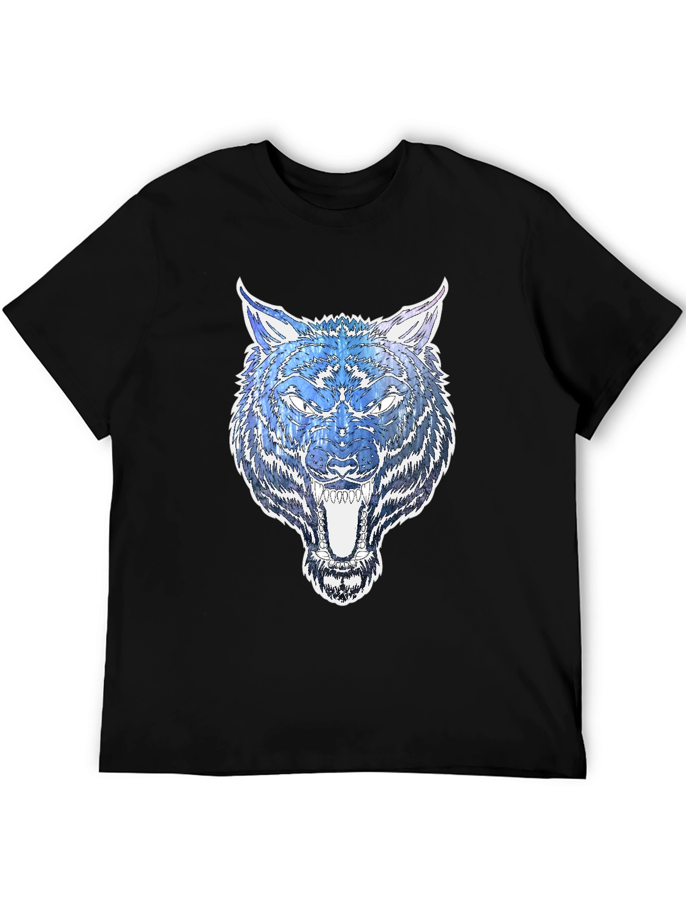 Black Wolf Graphic Tee - Bold & Stylish