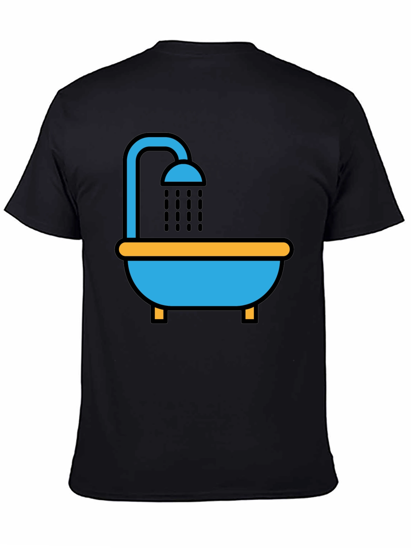 Shower T-Shirt - Unique Cartoon Graphic Tee
