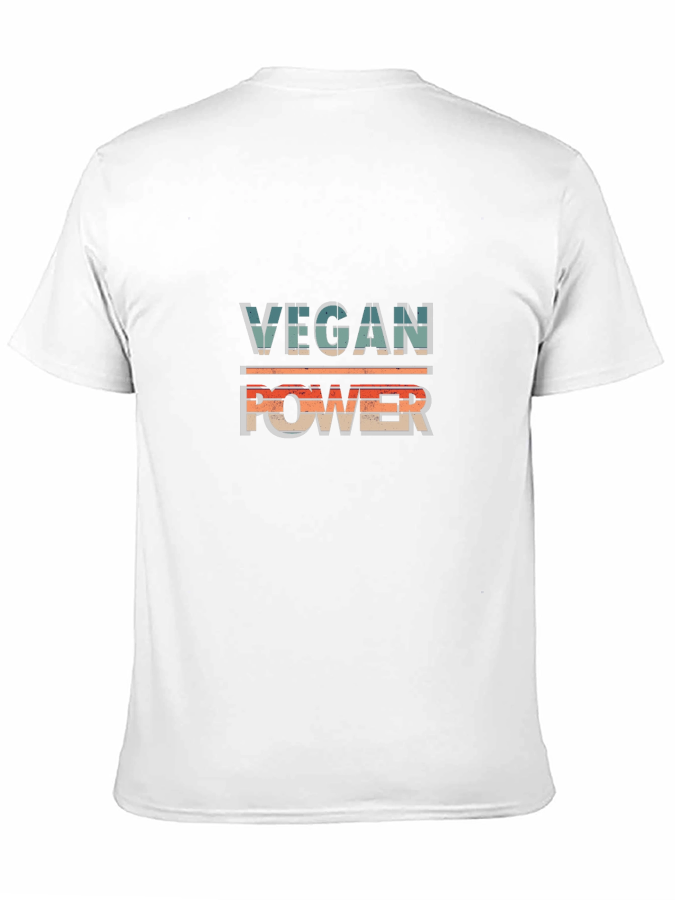 Vegan Power Graphic T-Shirt - Retro Design