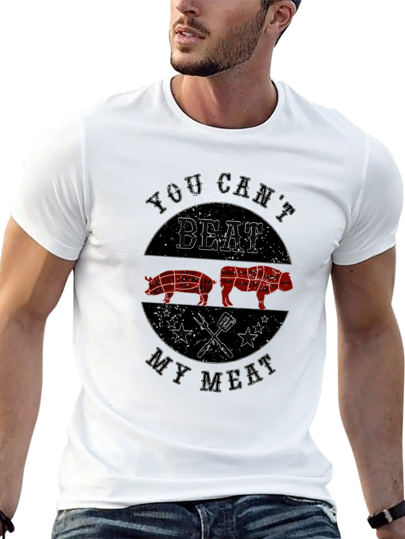 You Cant Beat My Meat BBQ T-Shirt