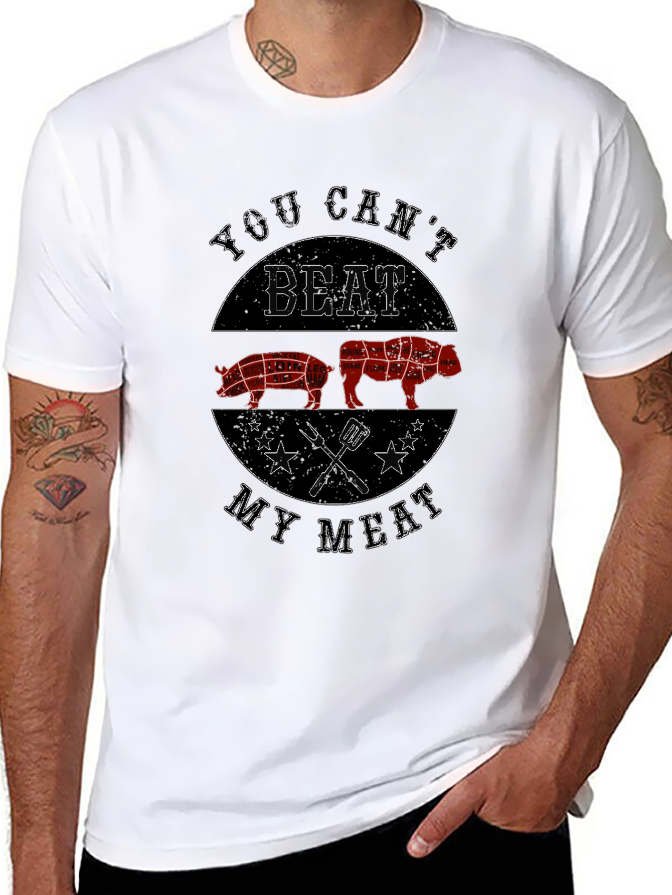 You Cant Beat My Meat BBQ T-Shirt