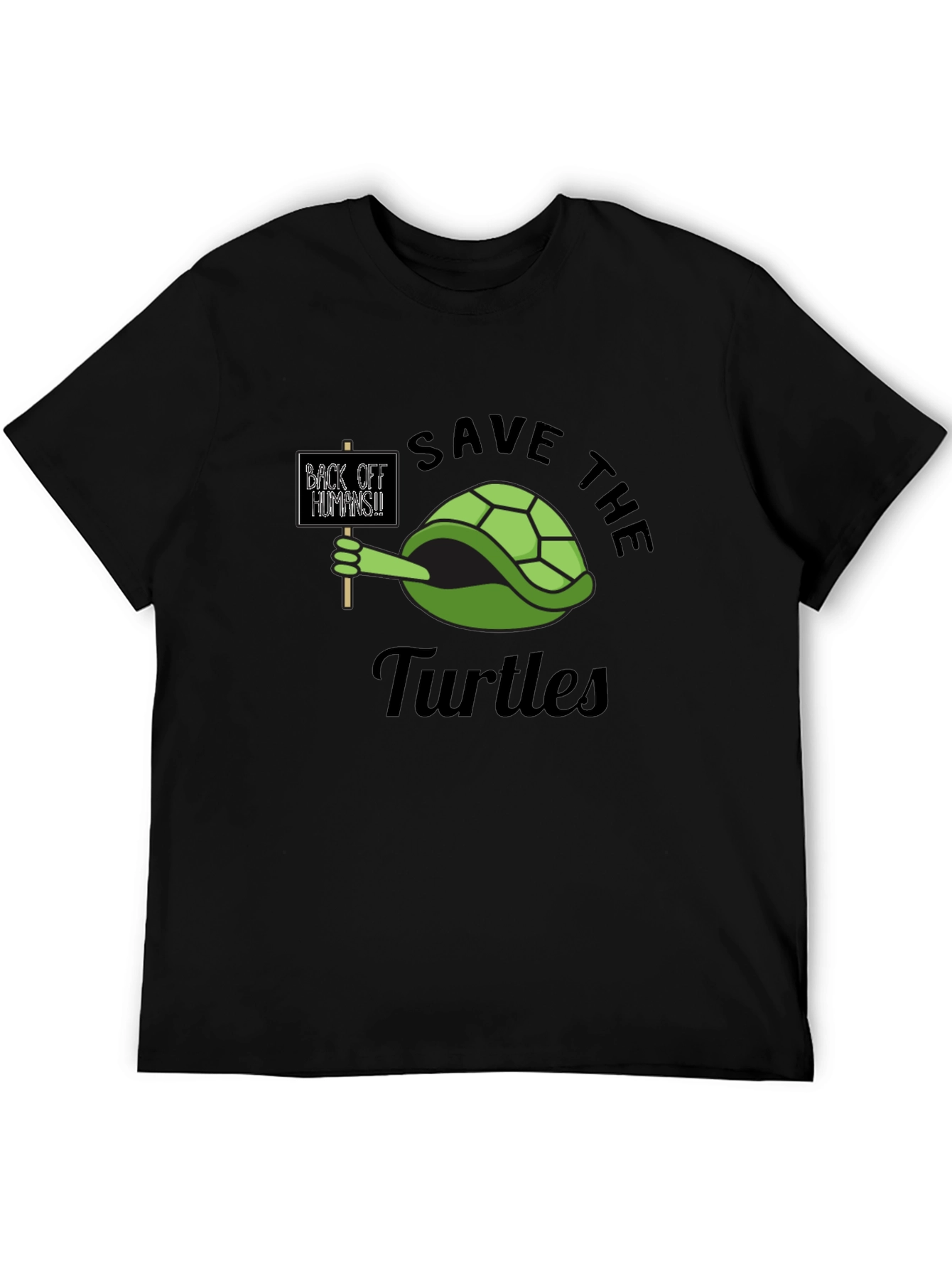 Save The Turtles Graphic T-Shirt