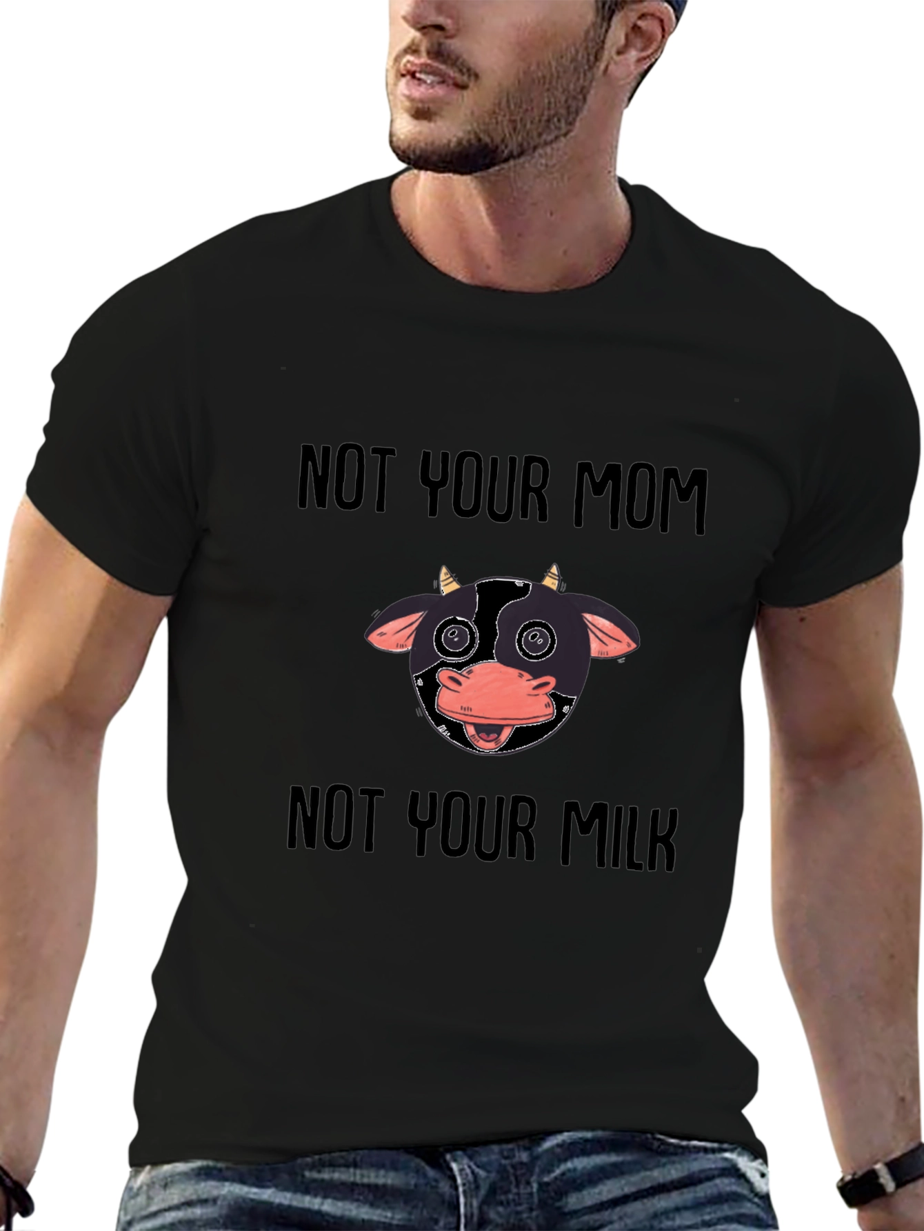 Not Your Mom Not Your Milk Vegan T-Shirt