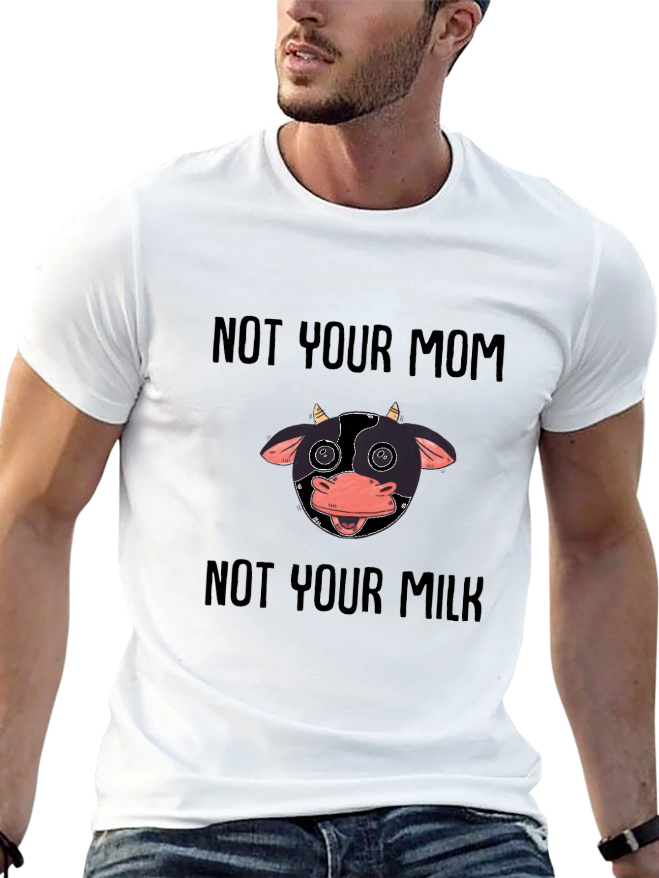 Not Your Mom Not Your Milk Vegan T-Shirt
