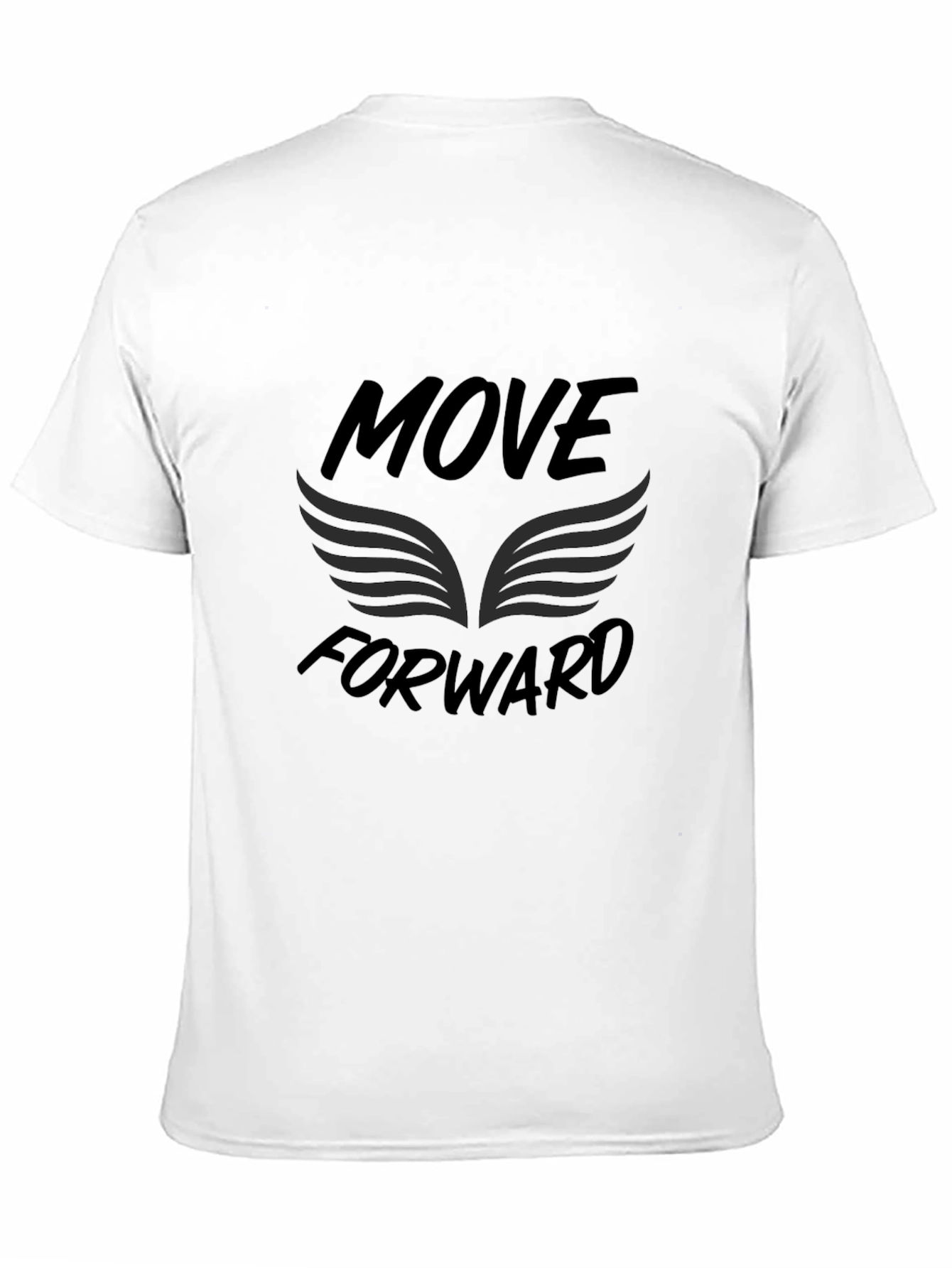 Move Forward Graphic Tee - Black