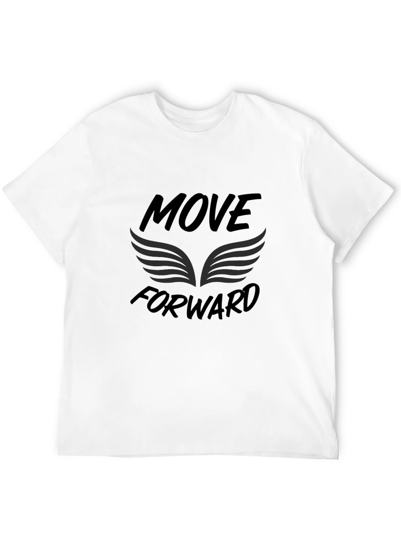 Move Forward Graphic Tee - Black