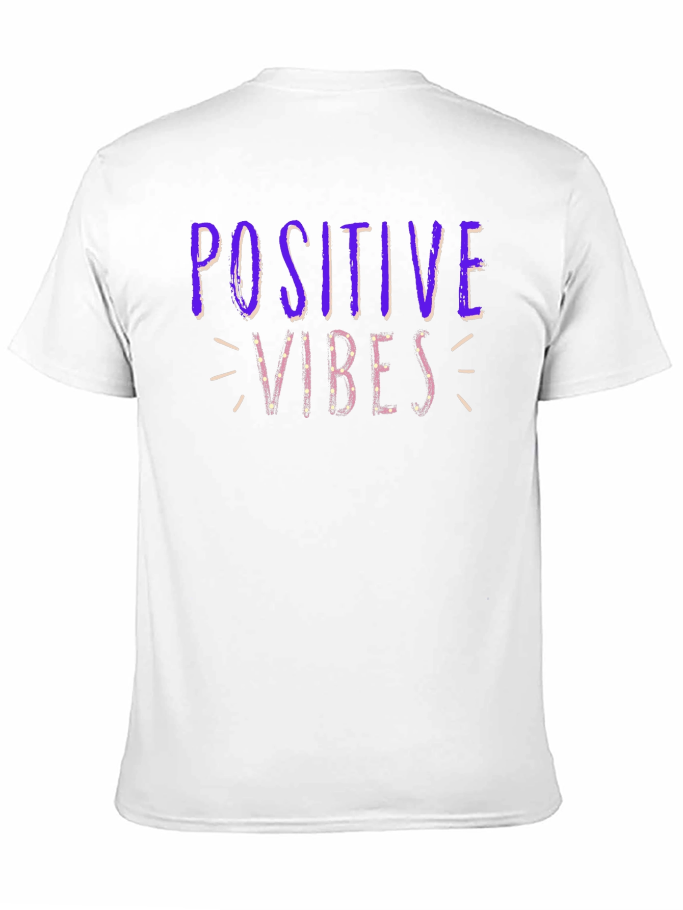Positive Vibes Graphic T-Shirt - Black
