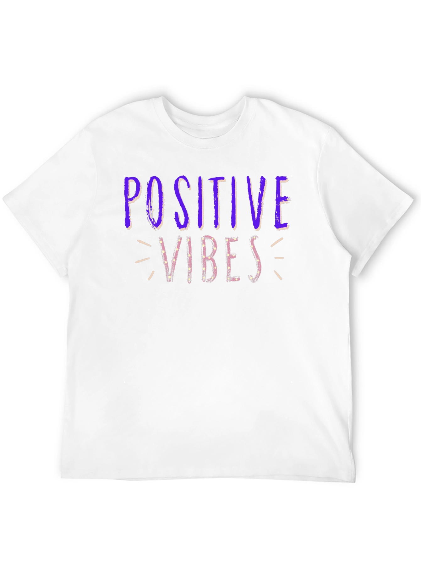 Positive Vibes Graphic T-Shirt - Black