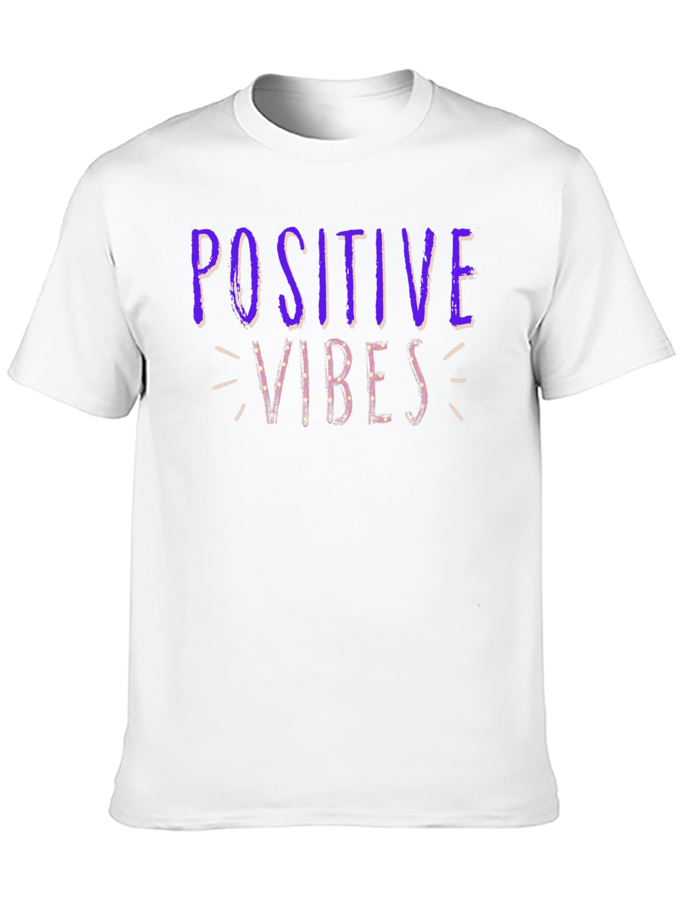 Positive Vibes Graphic T-Shirt - Black