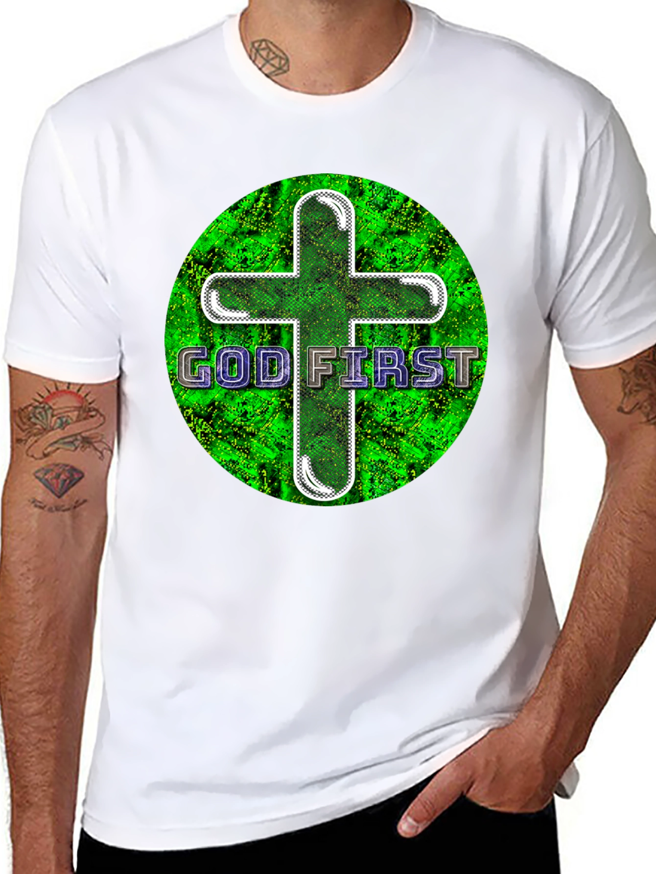 God First Christian T-Shirt - Religious Graphic Tee