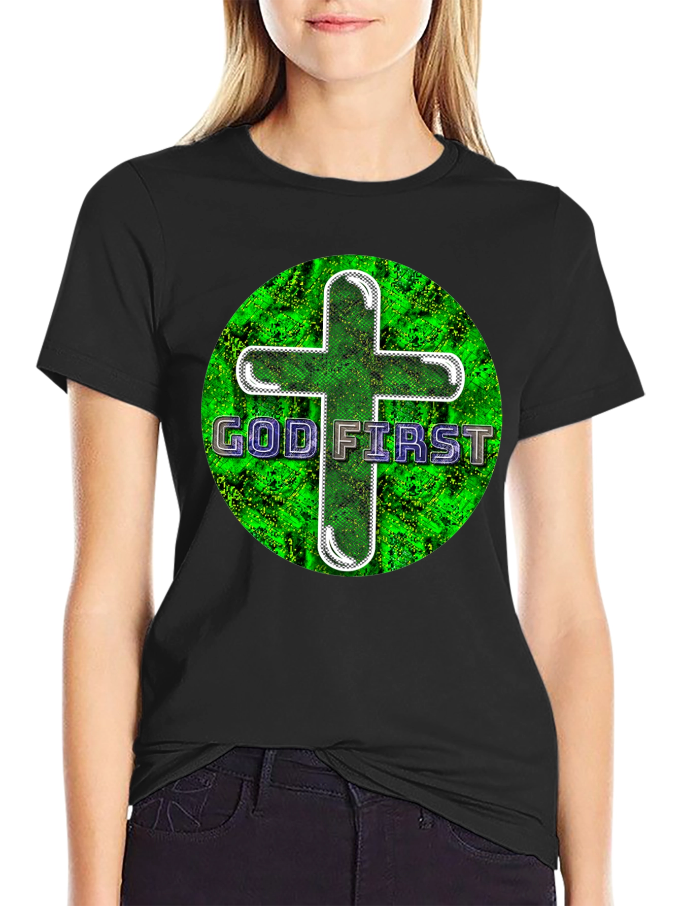 God First Christian T-Shirt - Religious Graphic Tee