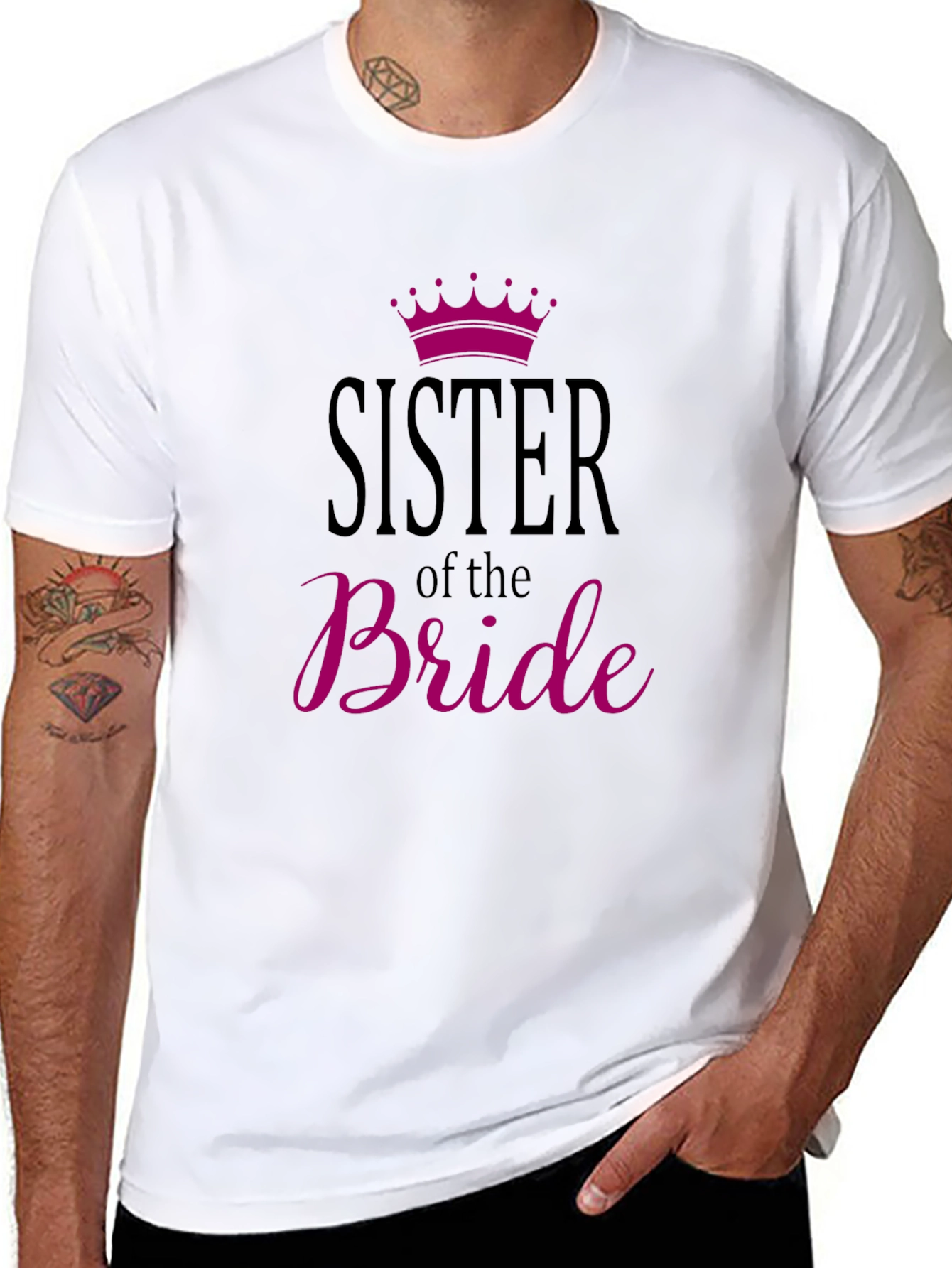 Sister of the Bride T-Shirt - Wedding Party Tee