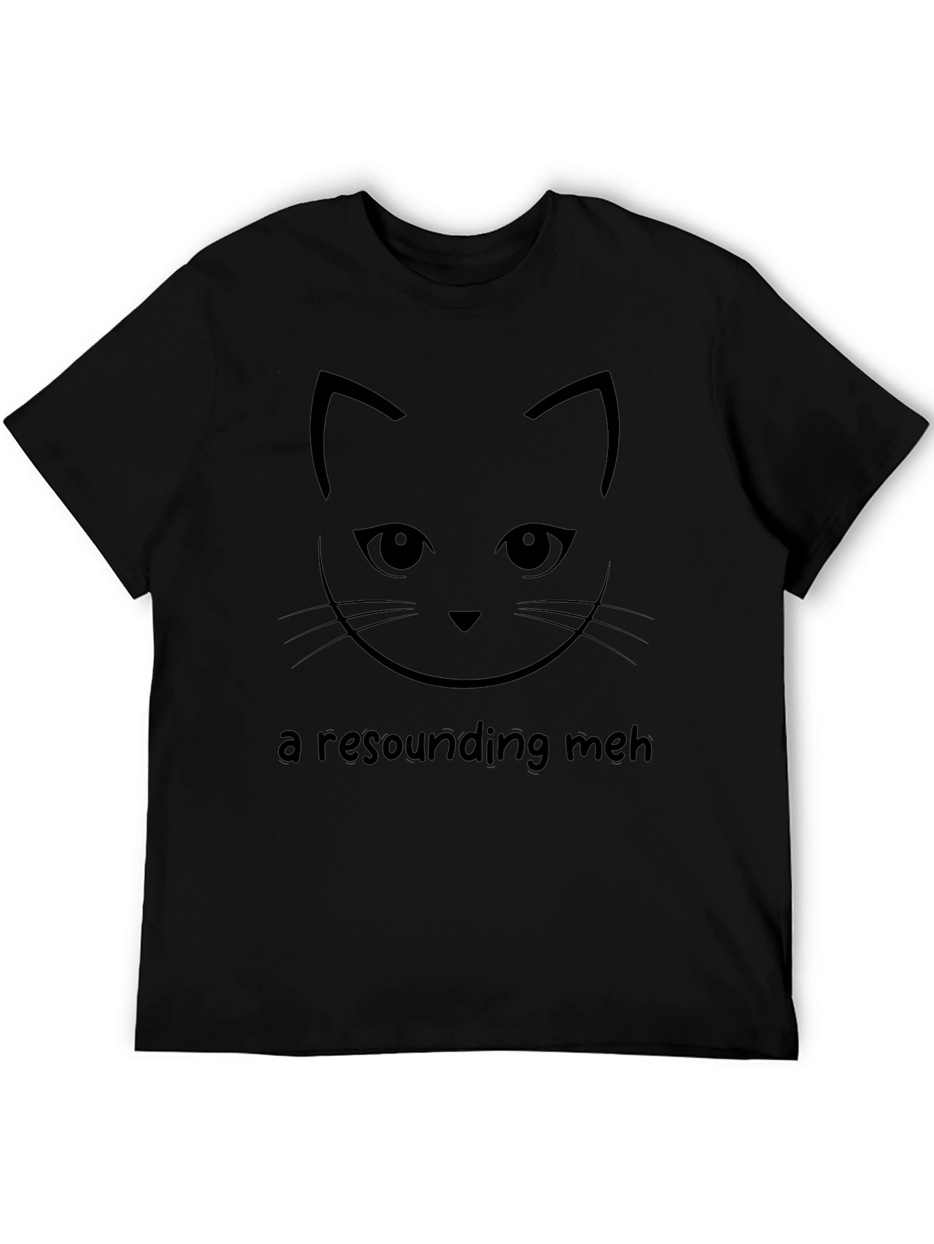 Cat Face Graphic T-Shirt - A Resounding Meh!