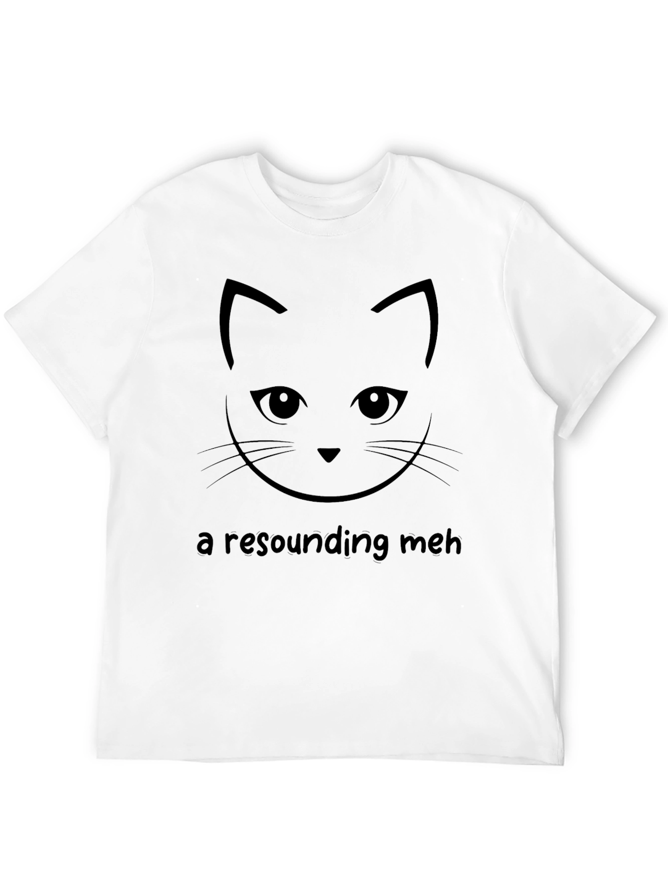 Cat Face Graphic T-Shirt - A Resounding Meh!