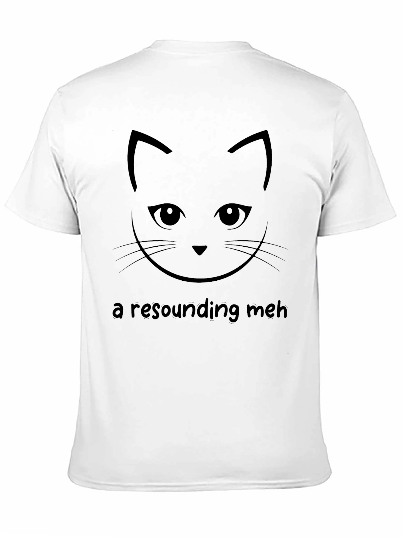 Cat Face Graphic T-Shirt - A Resounding Meh!