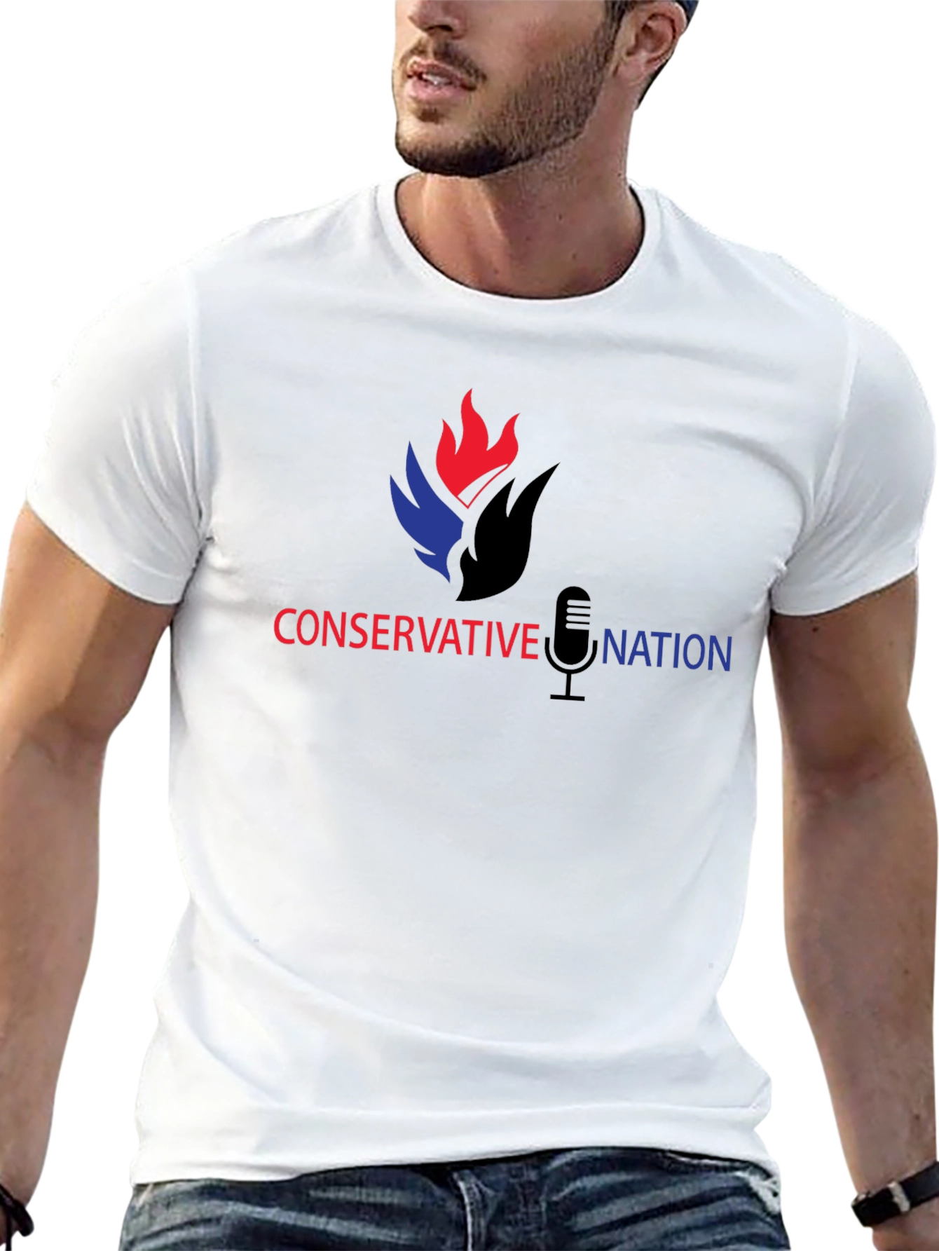 Conservative Nation Black T-Shirt