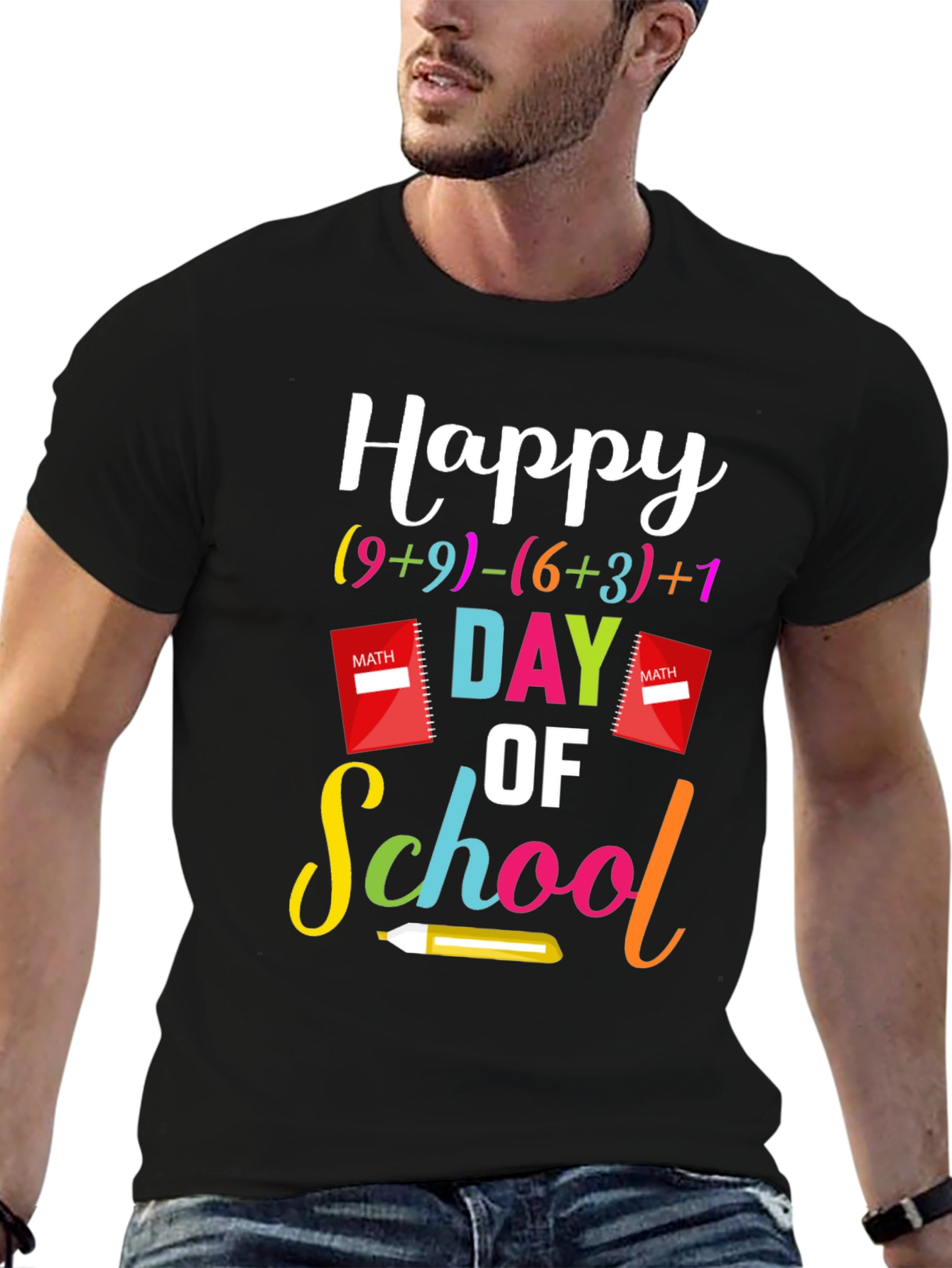 Happy Day of School Math T-Shirt