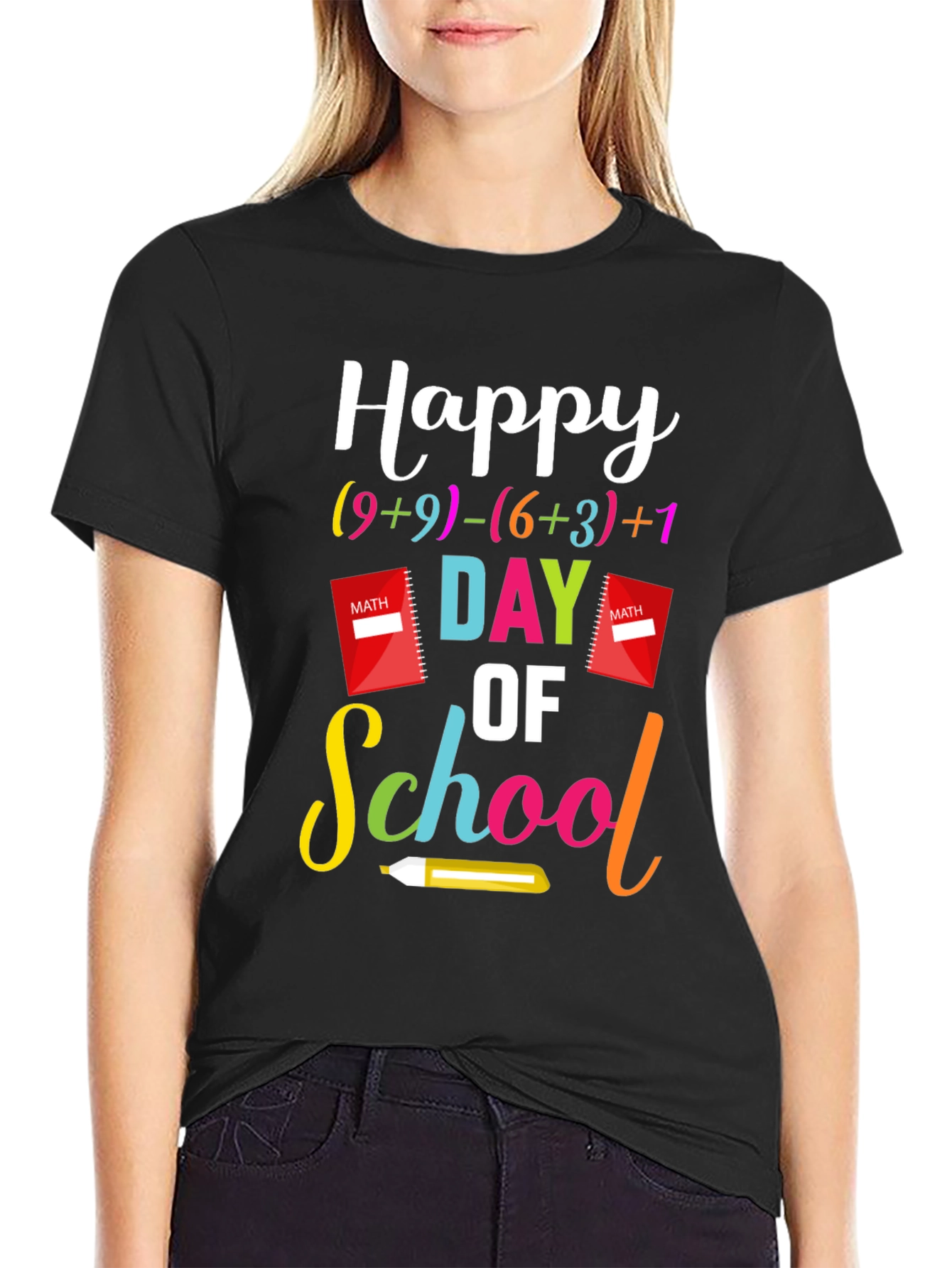 Happy Day of School Math T-Shirt