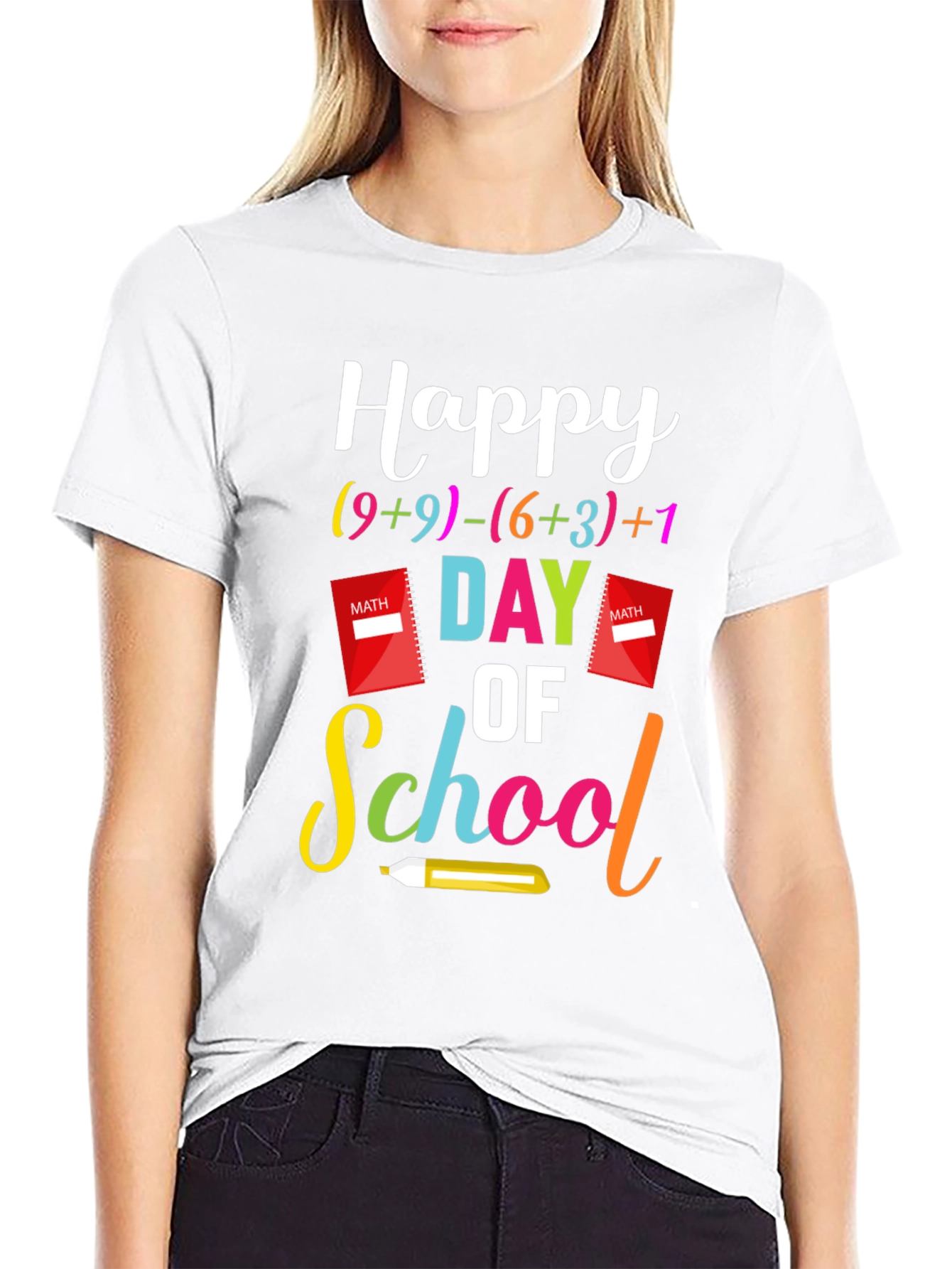 Happy Day of School Math T-Shirt