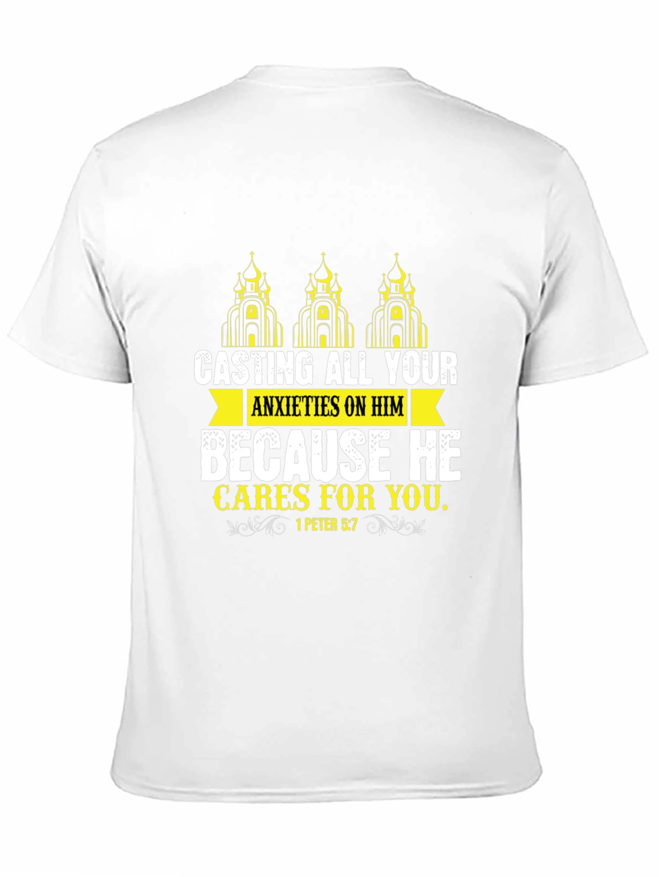Faith-Based Graphic Tee - Casting All Your Anxieties