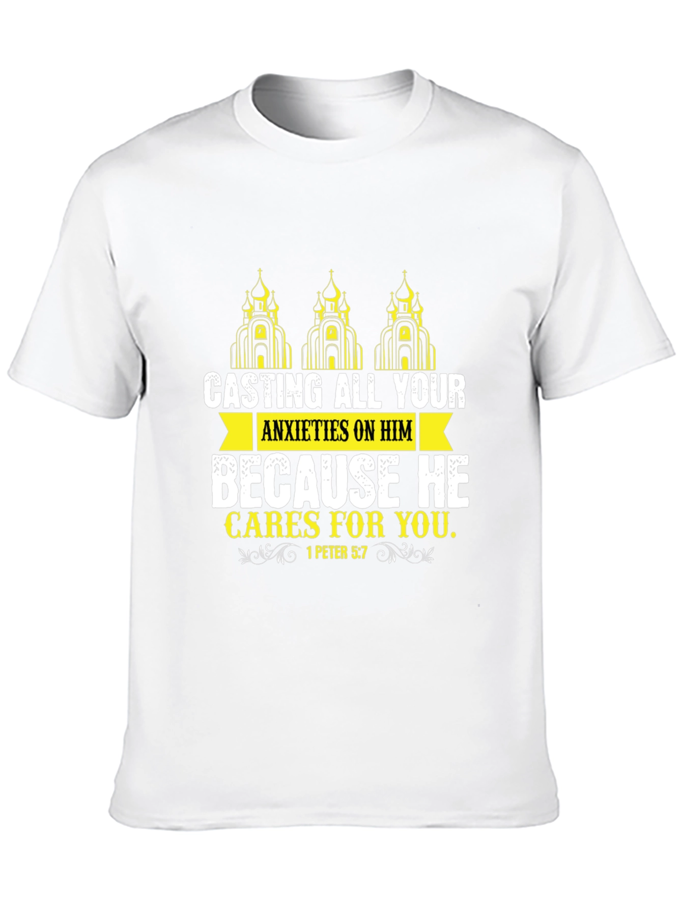 Faith-Based Graphic Tee - Casting All Your Anxieties
