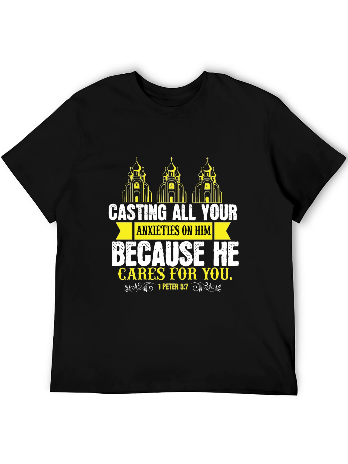 Faith-Based Graphic Tee - Casting All Your Anxieties