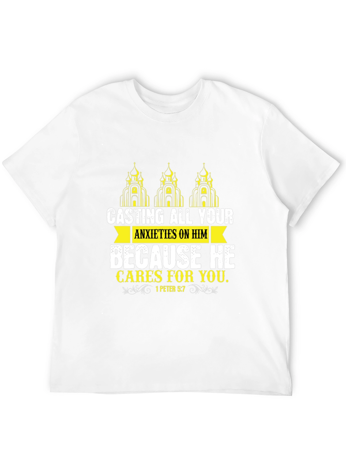 Faith-Based Graphic Tee - Casting All Your Anxieties