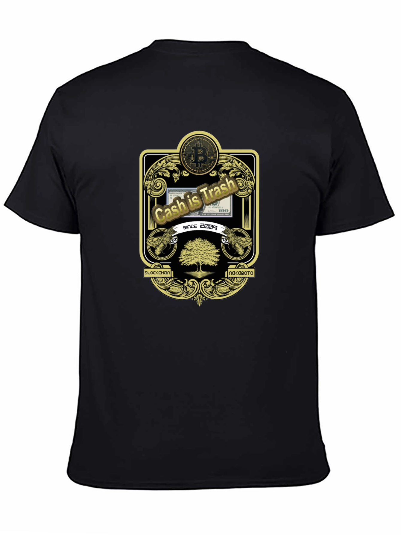 Cash is Trash Bitcoin T-Shirt
