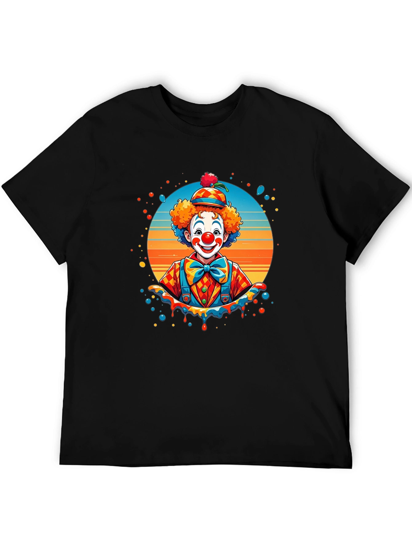 Clown Graphic Black T-Shirt
