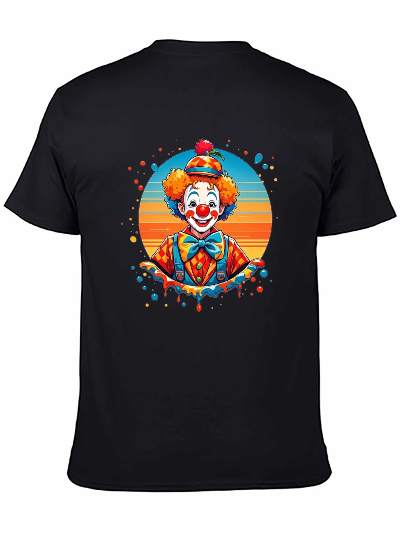Clown Graphic Black T-Shirt