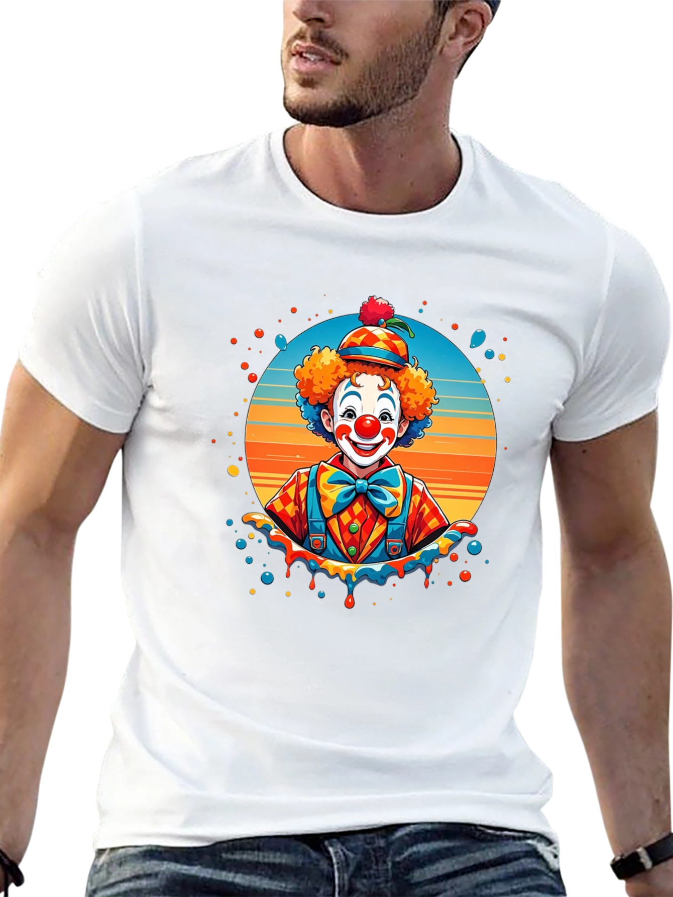 Clown Graphic Black T-Shirt