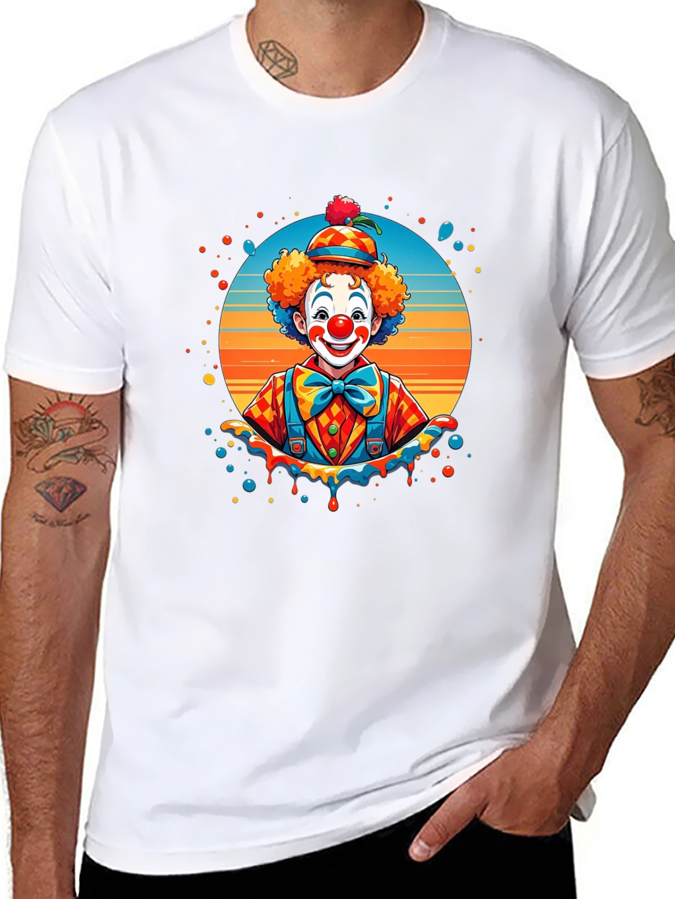 Clown Graphic Black T-Shirt