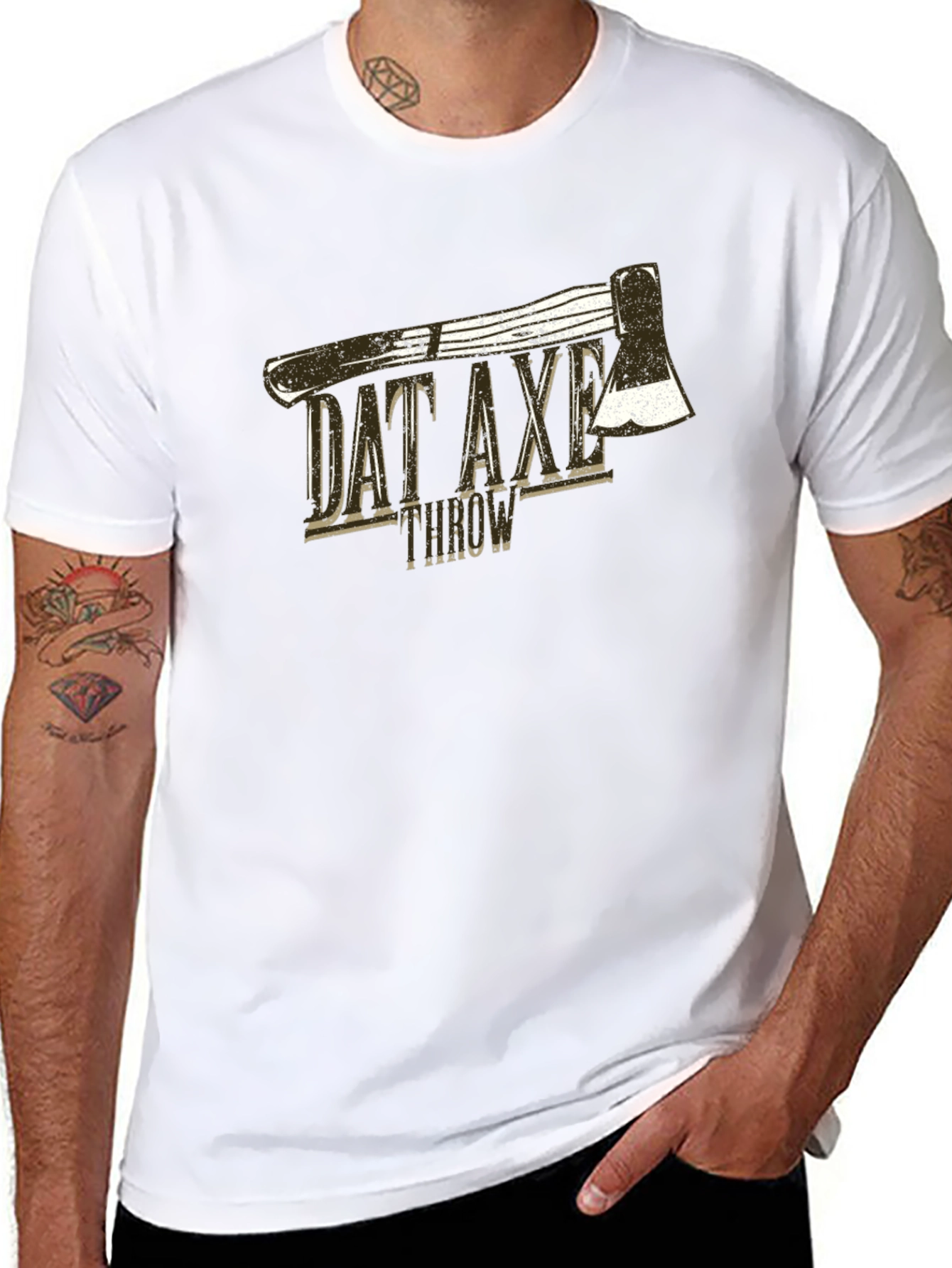 Dat Axe Throw Black T-Shirt