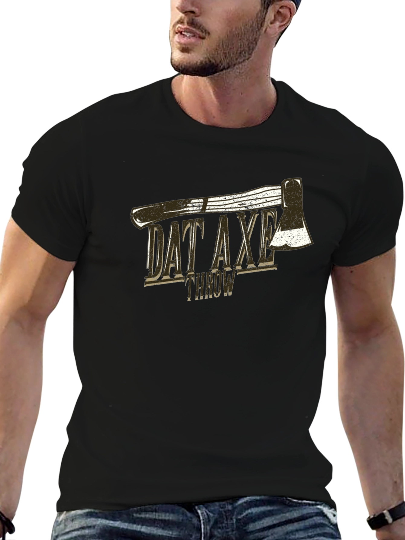 Dat Axe Throw Black T-Shirt