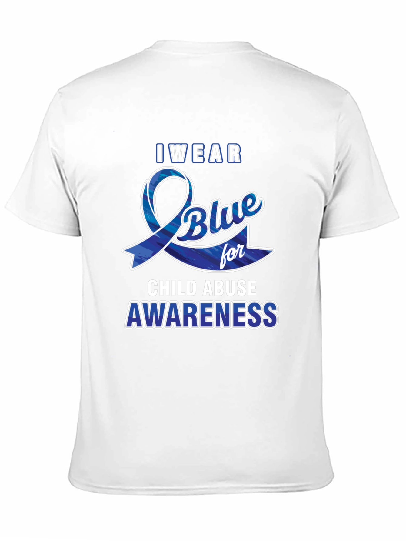 I Wear Blue For Child Abuse Awareness T-Shirt