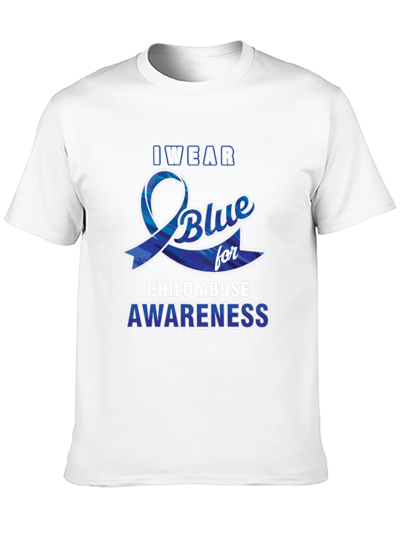 I Wear Blue For Child Abuse Awareness T-Shirt