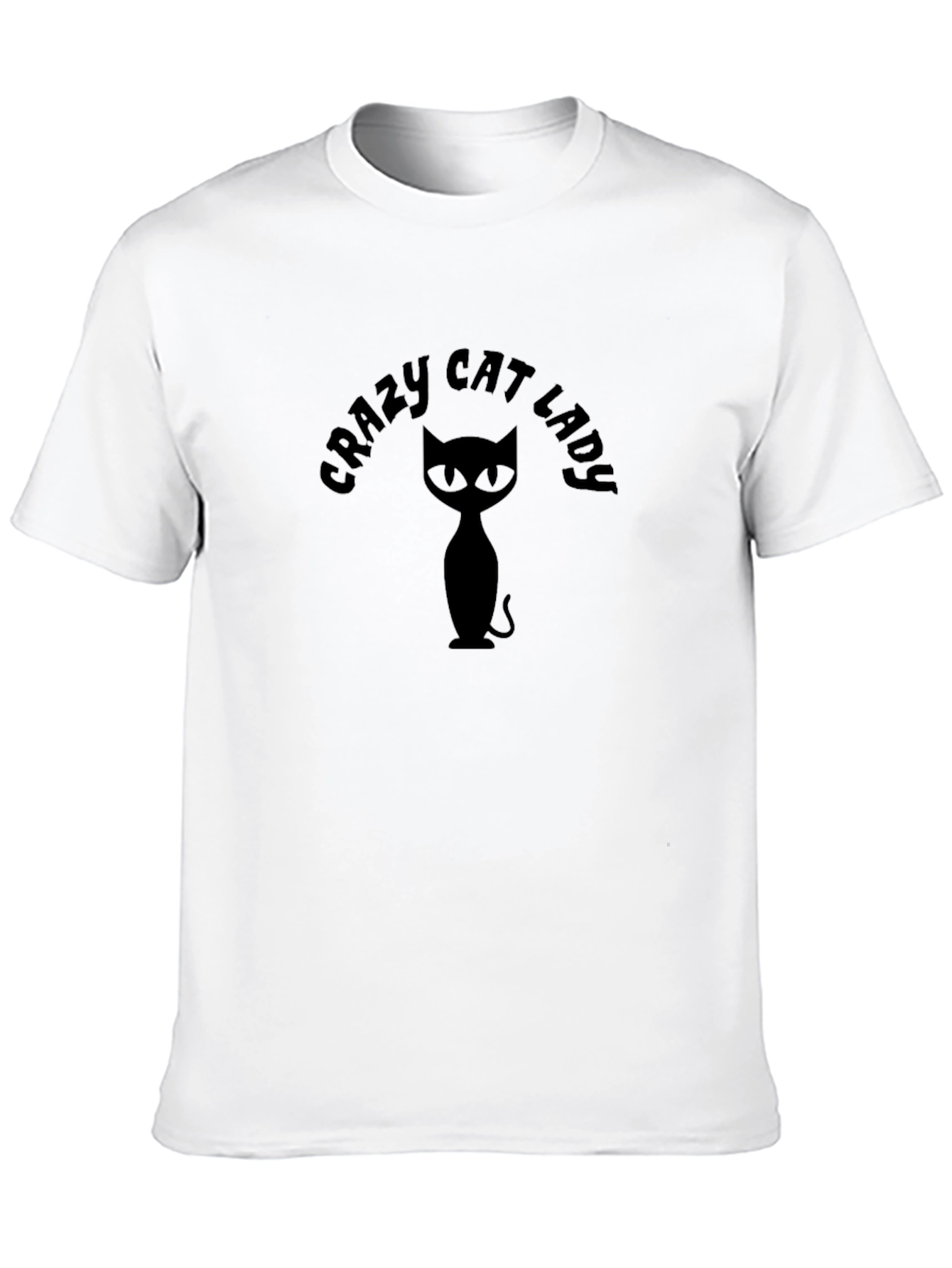 Crazy Cat Lady Black T-Shirt
