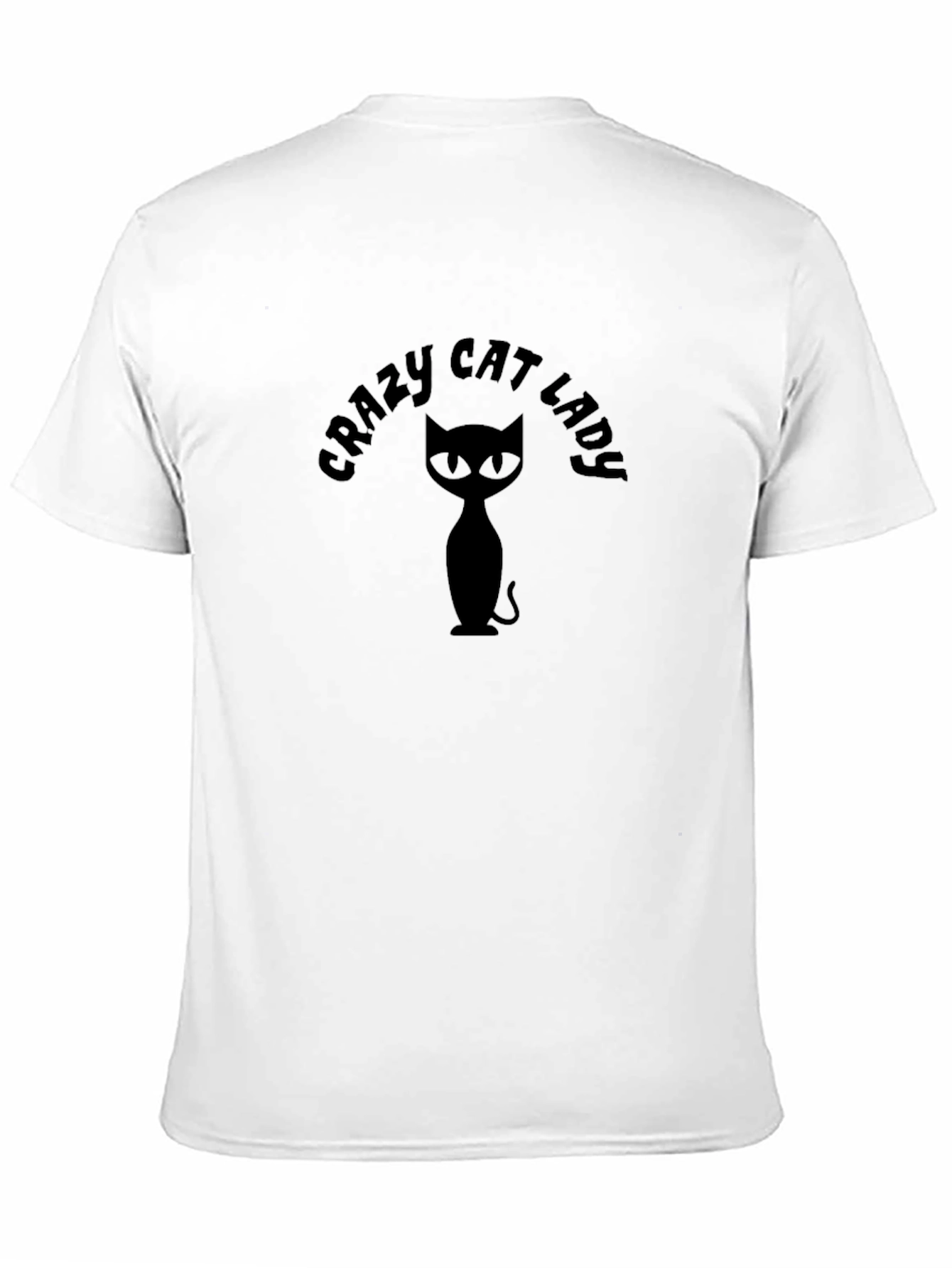Crazy Cat Lady Black T-Shirt