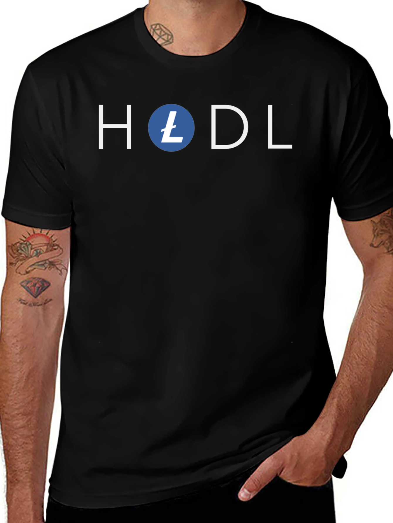 HODL Crypto T-Shirt - Black Bitcoin Investor Tee
