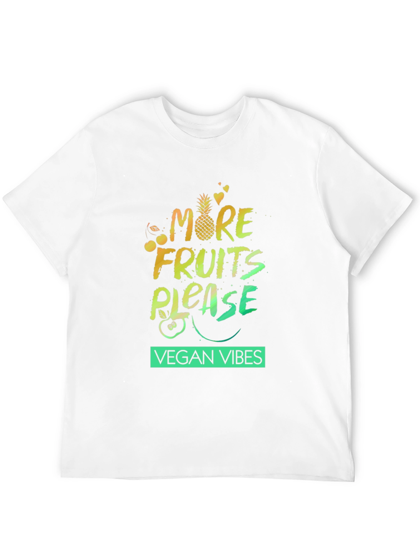 Vegan Vibes Graphic Tee - More Fruits Please!