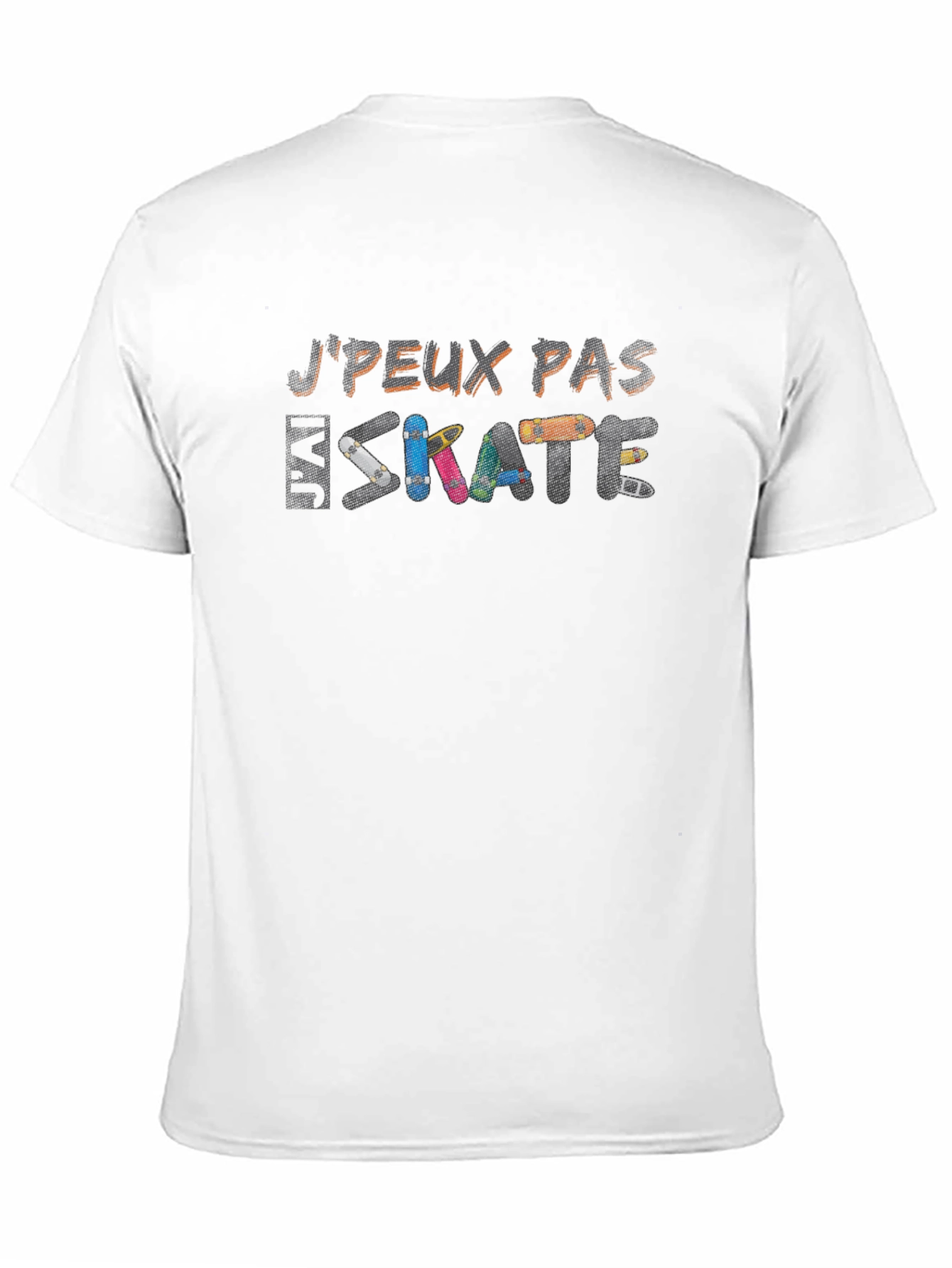 JPeux Pas Skate T-Shirt Skateboard Graphic Tee