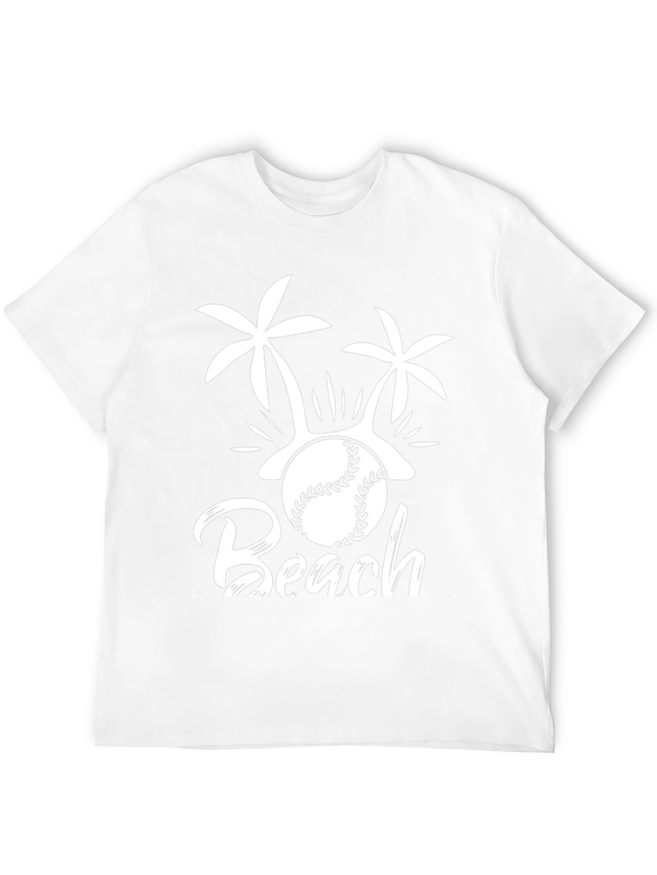 Beach Baseball Graphic T-Shirt - Summer Vibes