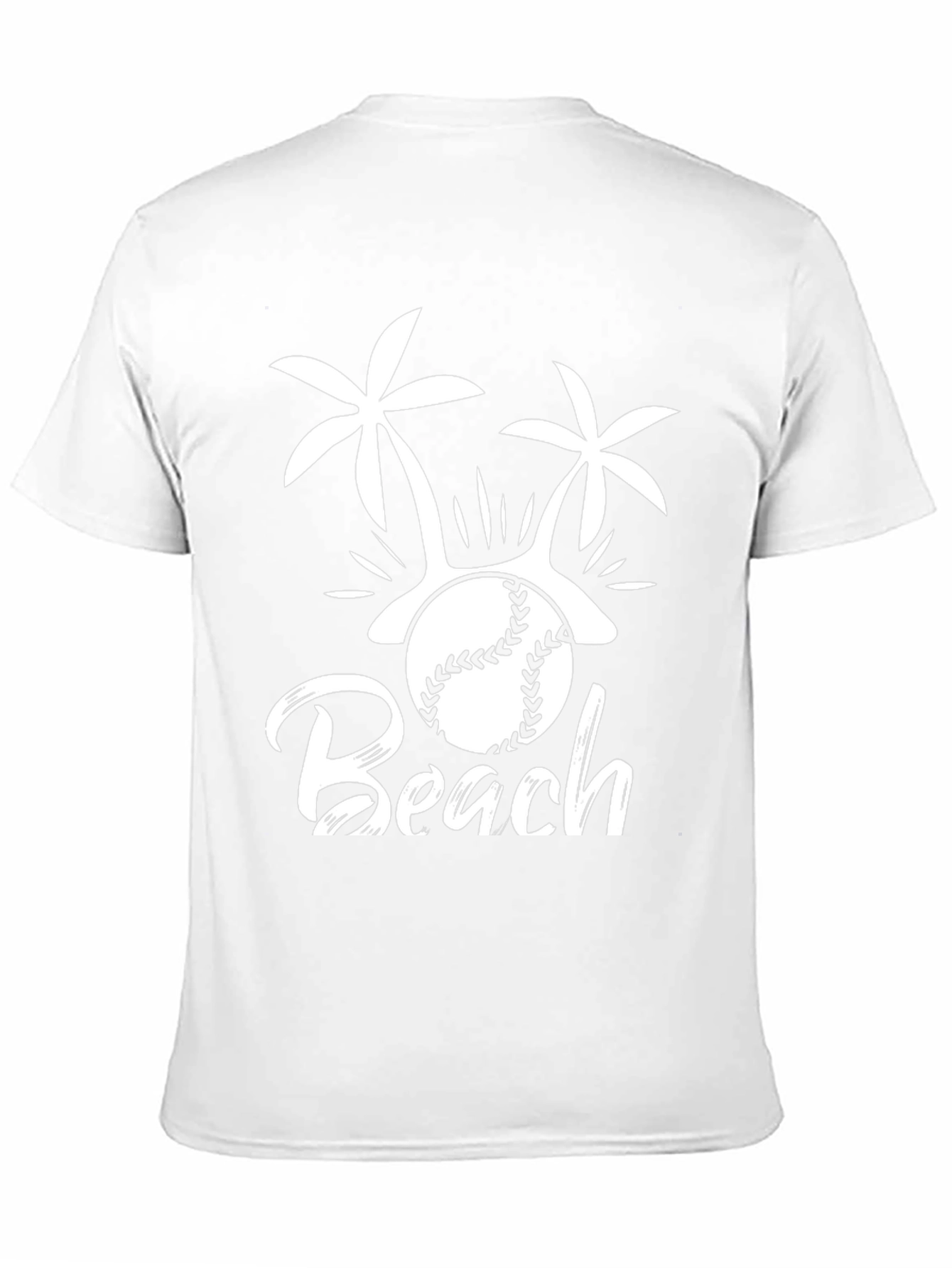 Beach Baseball Graphic T-Shirt - Summer Vibes