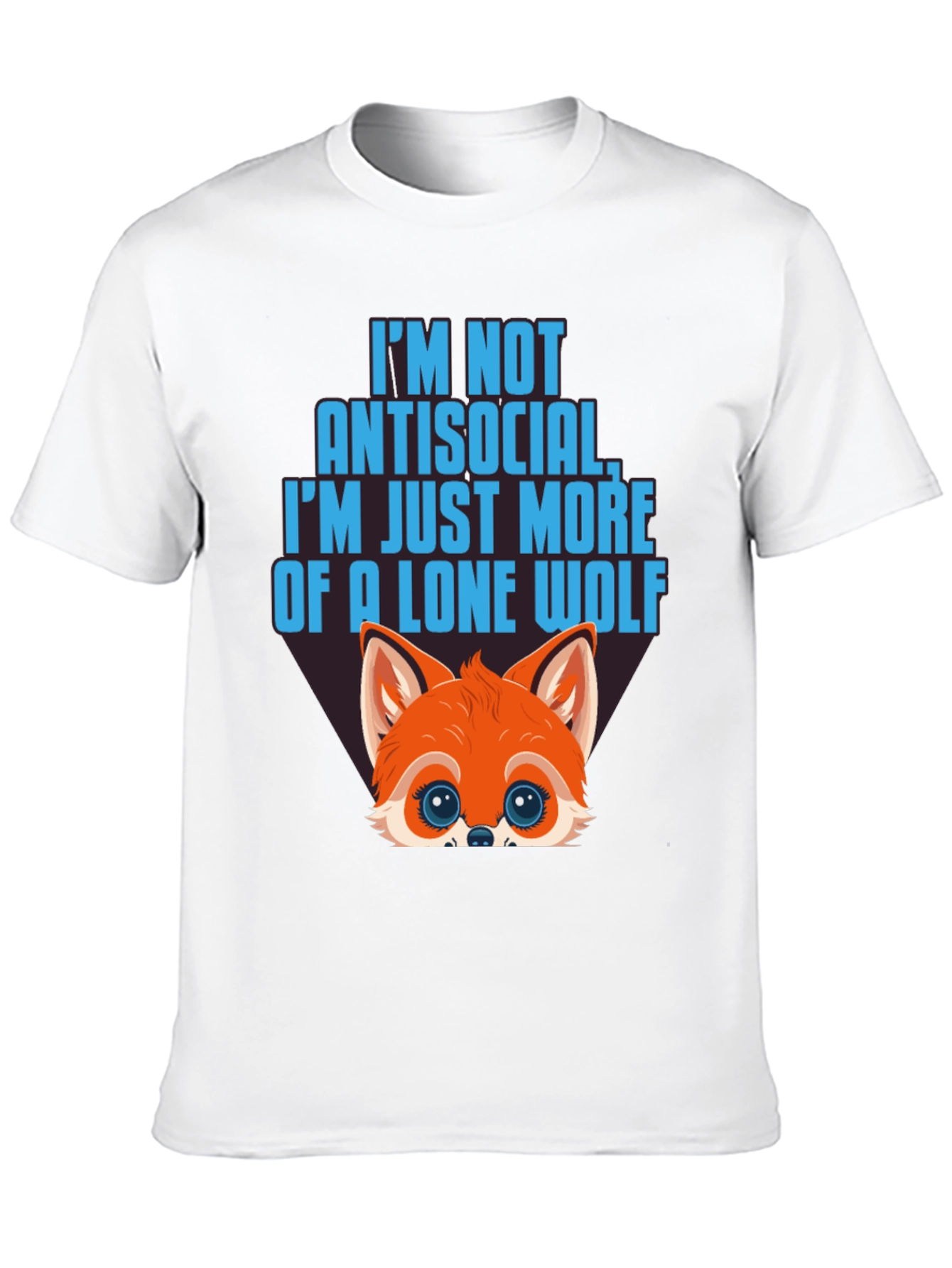 Lone Wolf Graphic Tee - Antisocial T-Shirt
