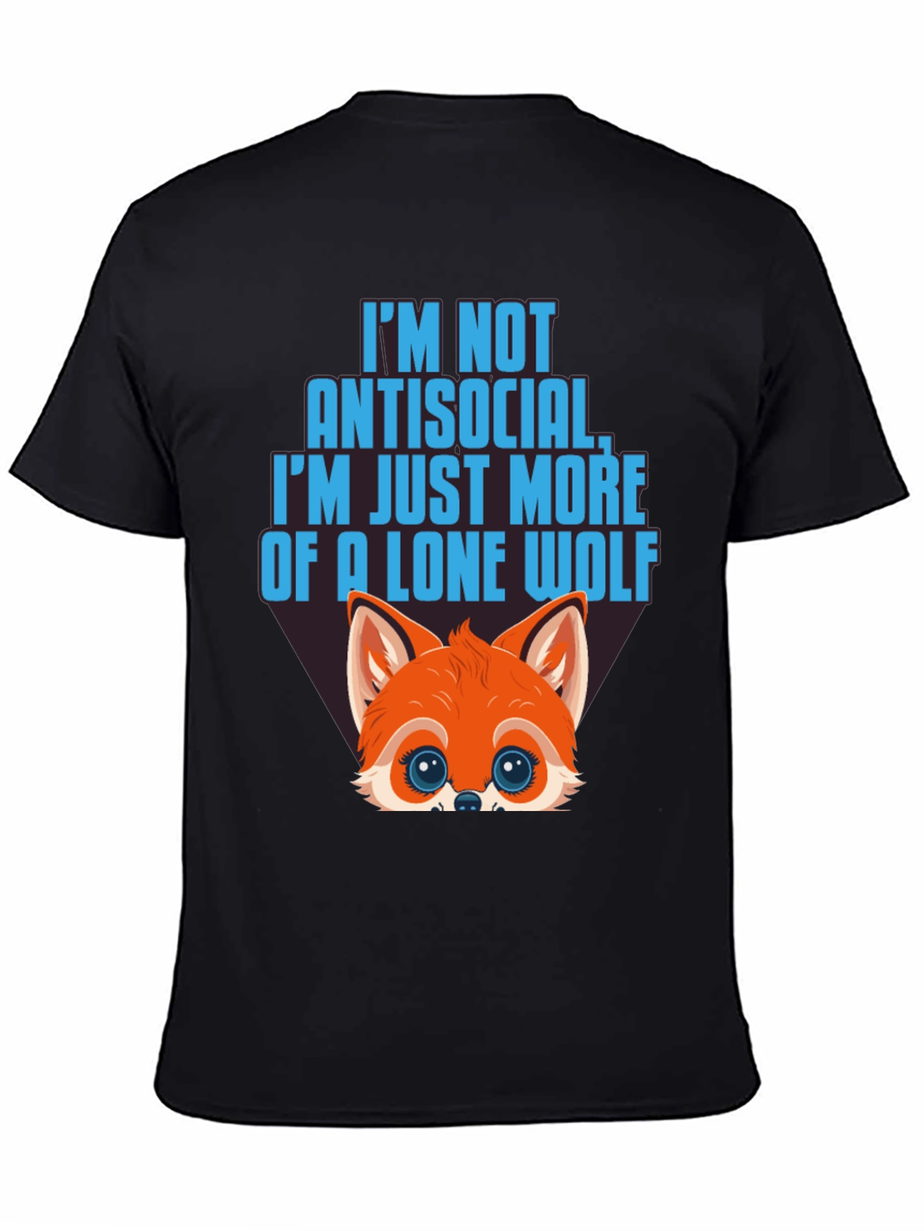 Lone Wolf Graphic Tee - Antisocial T-Shirt